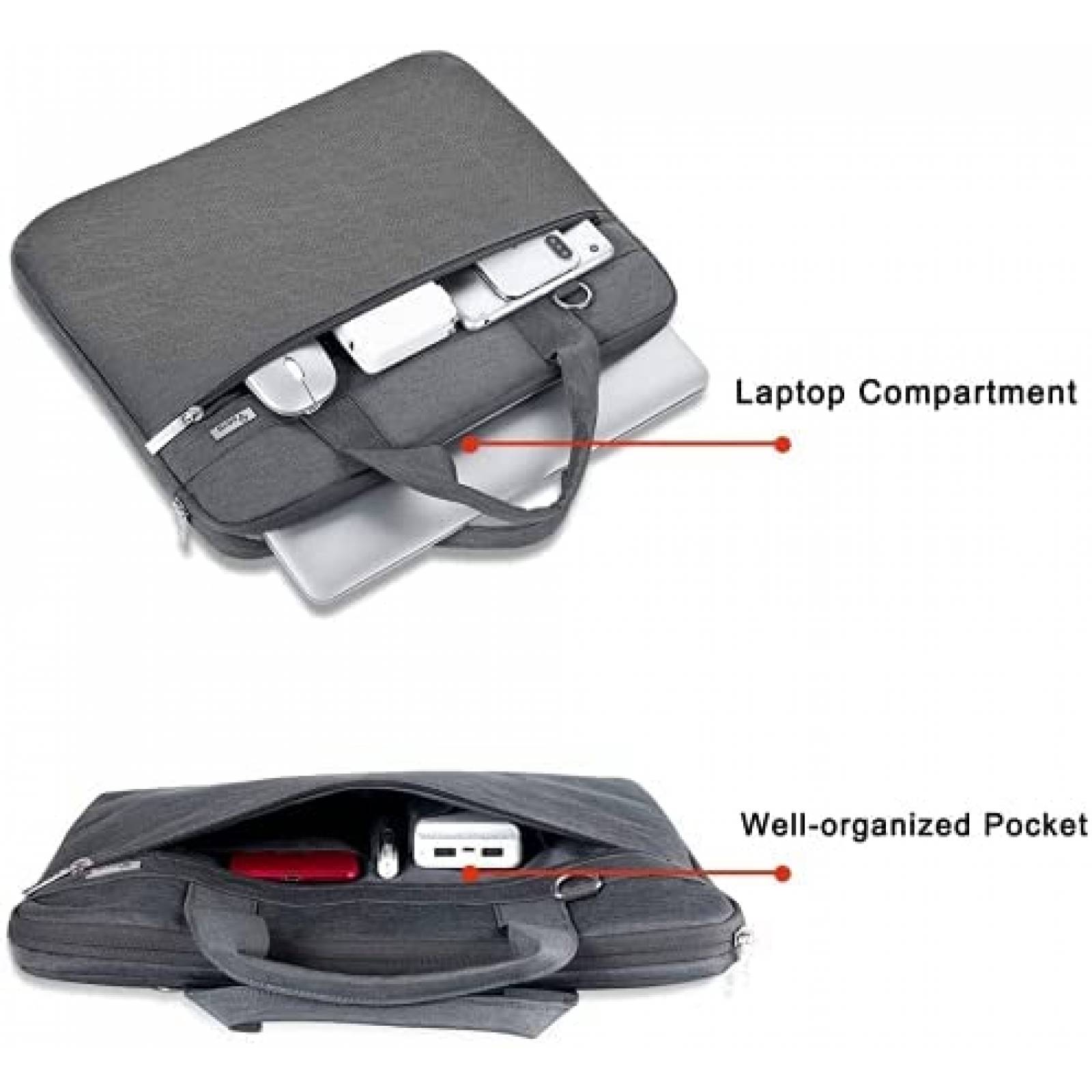 Maletin Voova 13 para Macbook Air/Pro 13 13.5'' -Gris