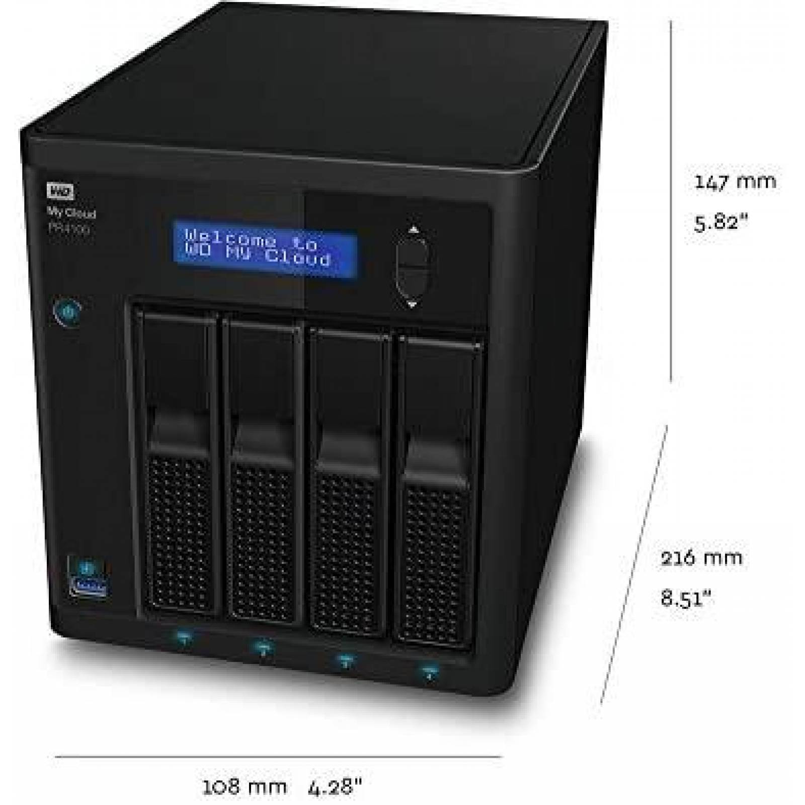 Caja de Almacenamiento Western Digital Intel Pentium N3710