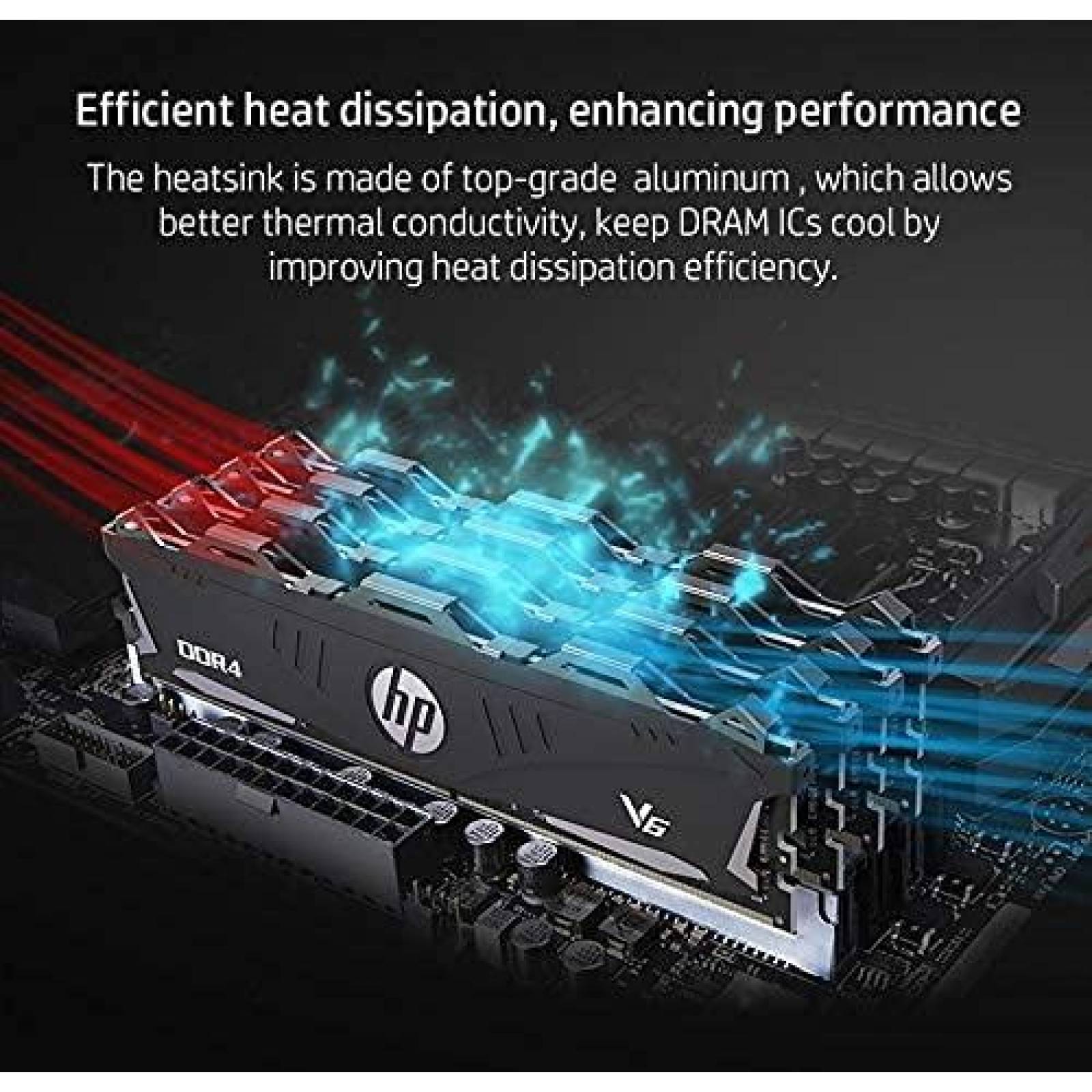 Memoria RAM HP V6 2 x 8 GB DDR4 3200 MHz DIMM CL16