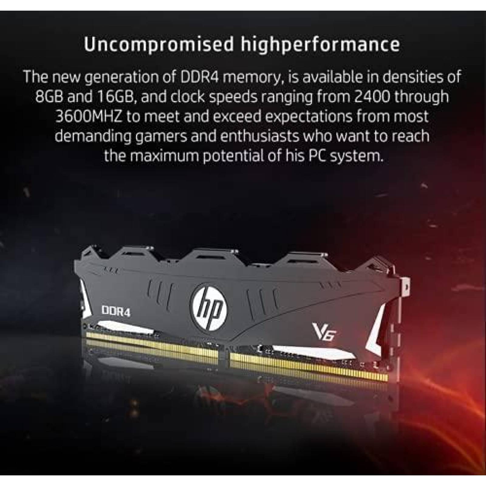 Memoria RAM HP V6 2 x 8 GB DDR4 3200 MHz DIMM CL16