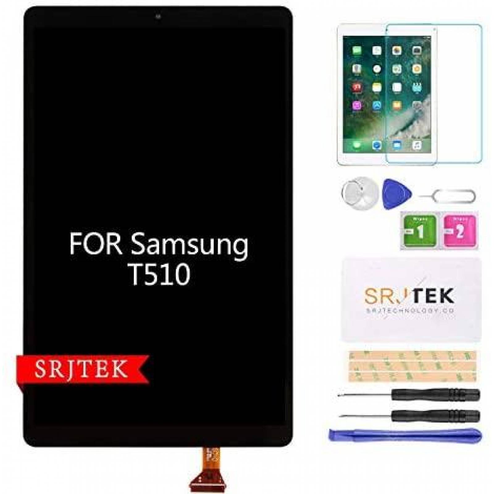 Repuesto de Pantalla SRJTEK LCD para Samsung Galaxy Tab A
