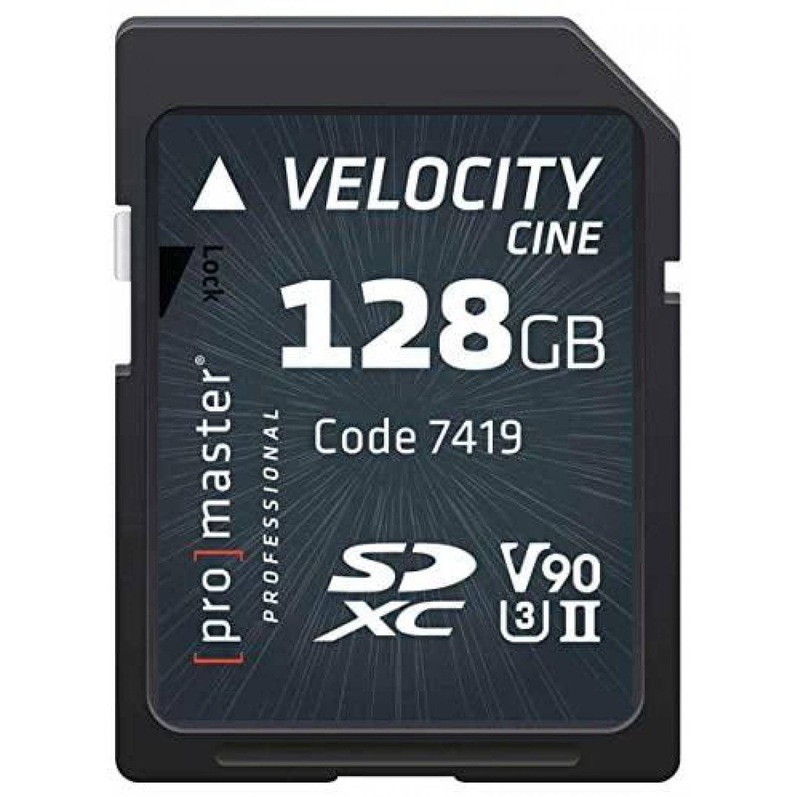 Memoria SD Promaster V90 UHS-II U3 128GB SDHC -Negro