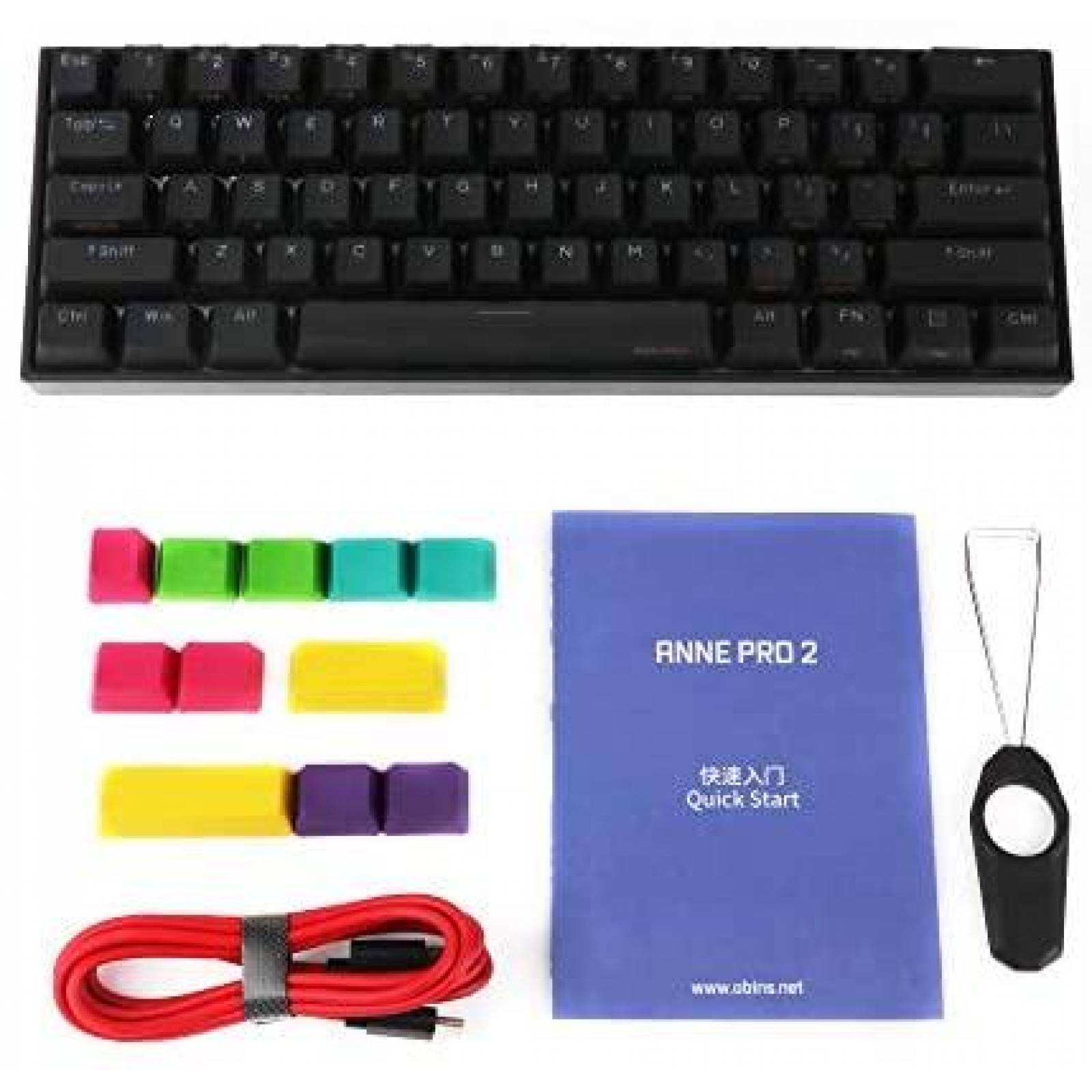 Teclado EPOMAKER Anne Pro2 Bluetooth RGB Retroiluminado