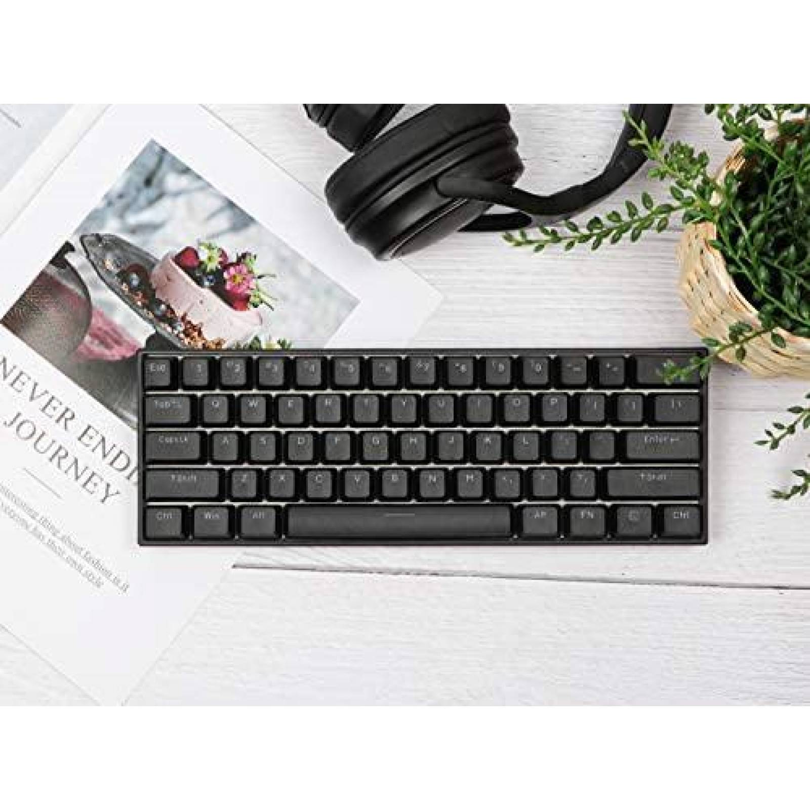 Teclado EPOMAKER Anne Pro2 Bluetooth RGB Retroiluminado