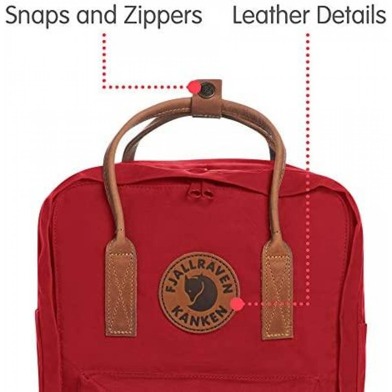 Mochila Para Laptop Fjallraven Kanken Laptop De 15" -Rojo