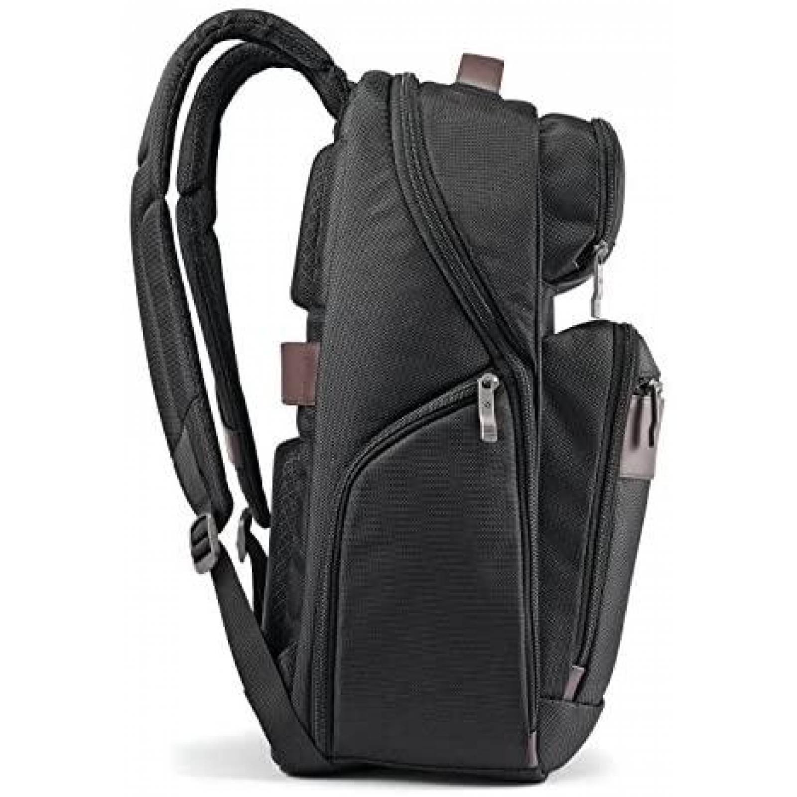 Mochila Samsonite Kombi Trasera 17.5x12x7" Laptop -Negro