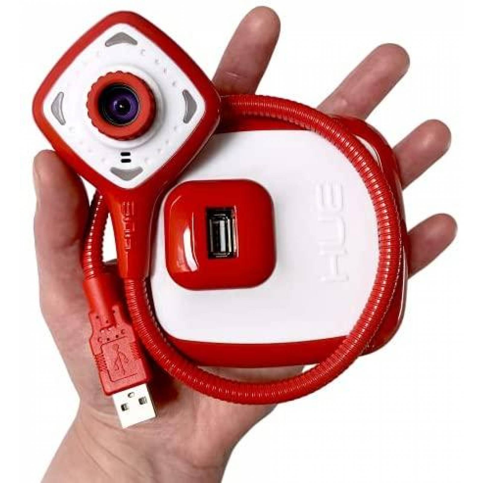 Camara de documentos HUE HD Pro USB 1080P Manual -Rojo