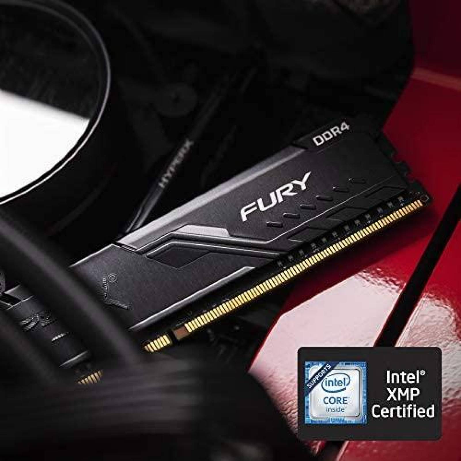 Memoria HyperX Fury Black 32GB(2 x 16GB) 3200MHz -Negro