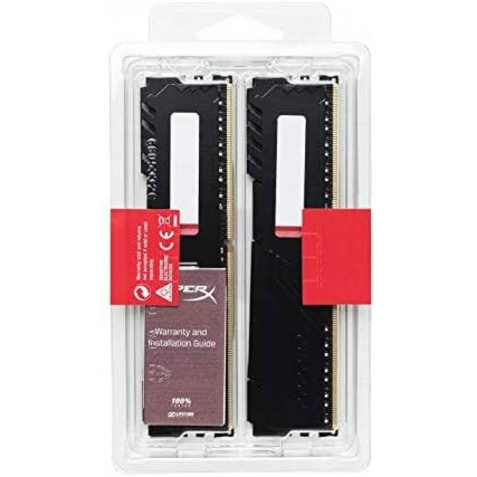 Memoria HyperX Fury Black 32GB(2 x 16GB) 3200MHz -Negro