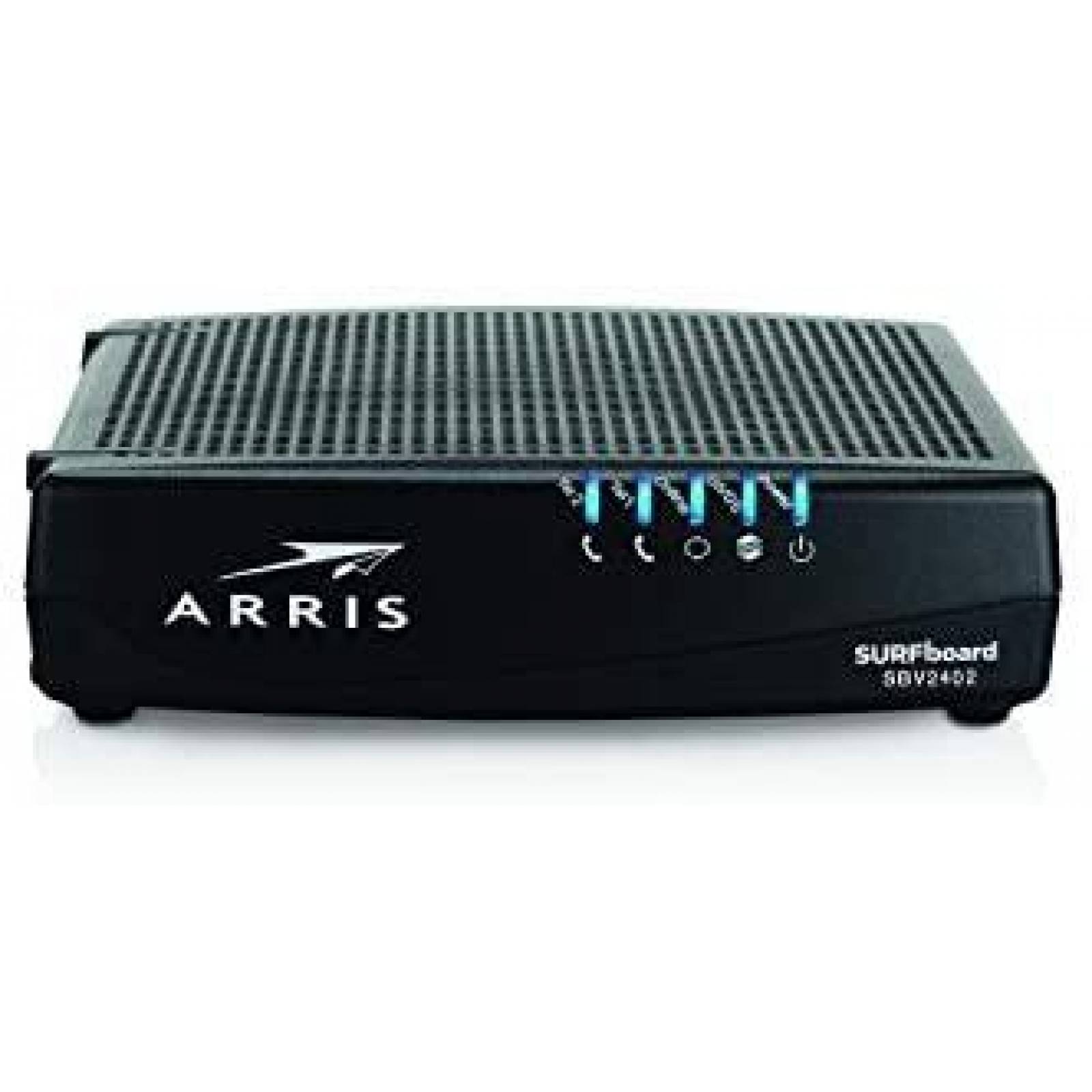 Modem ARRIS SBV2402 Ethernet 10.35" x 9.02" x 2.32" -Negro
