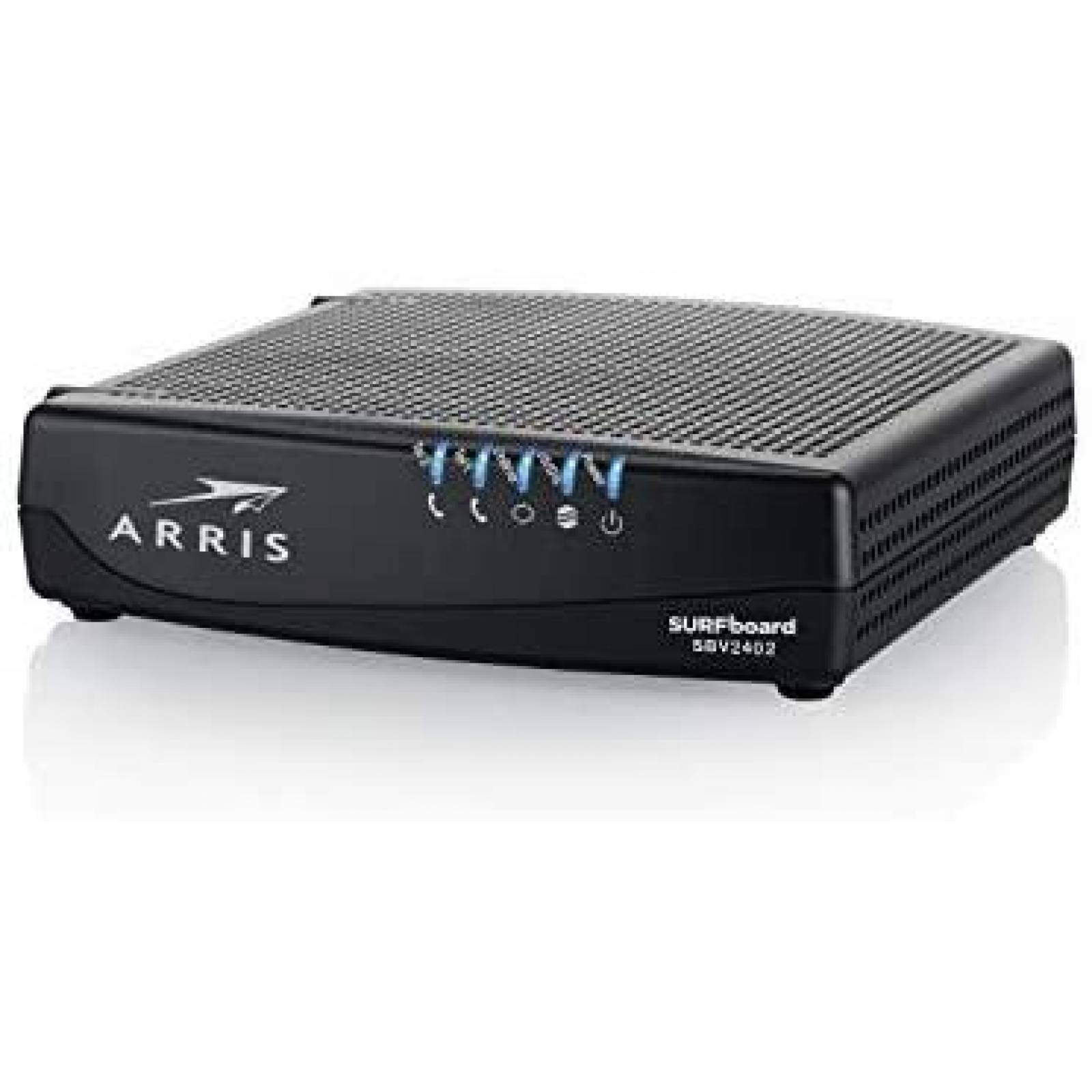 Modem ARRIS SBV2402 Ethernet 10.35" x 9.02" x 2.32" -Negro