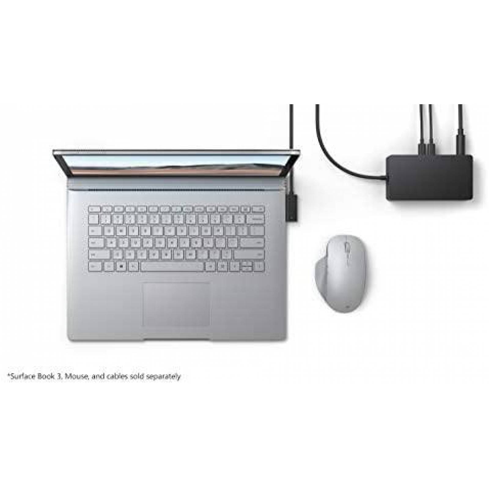 Estacion de Carga Microsoft USB Ethernet 5.12"x2.75"x1.18"