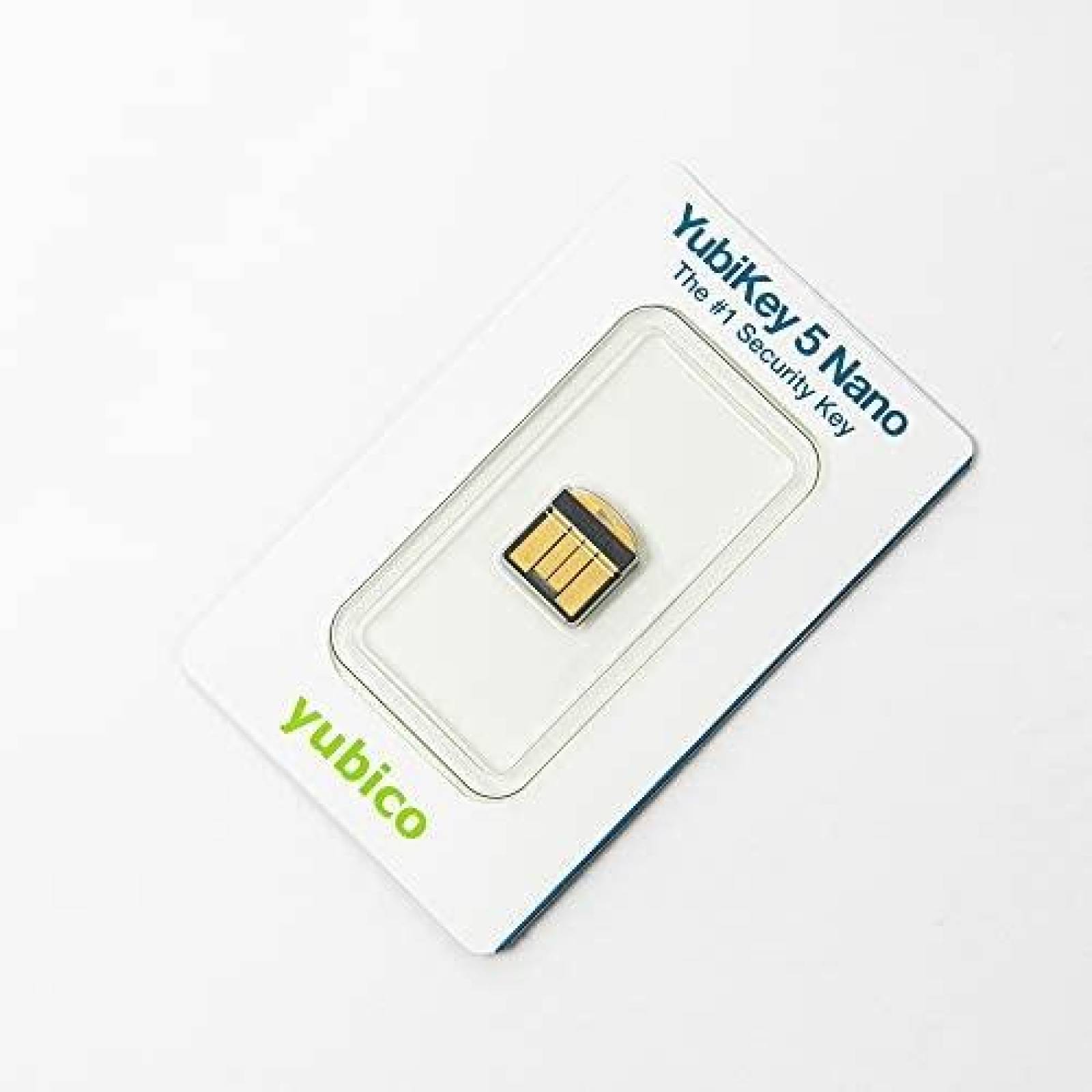 Llave Seguridad Yubico YubiKey 5 Nano Certificacion FIDO