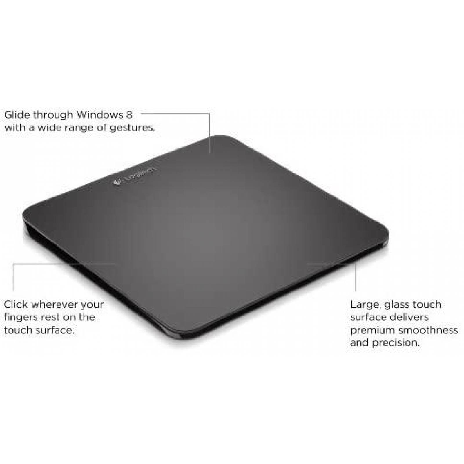 Touchpad Logitech T650 Recargable con Windows 8 Touch