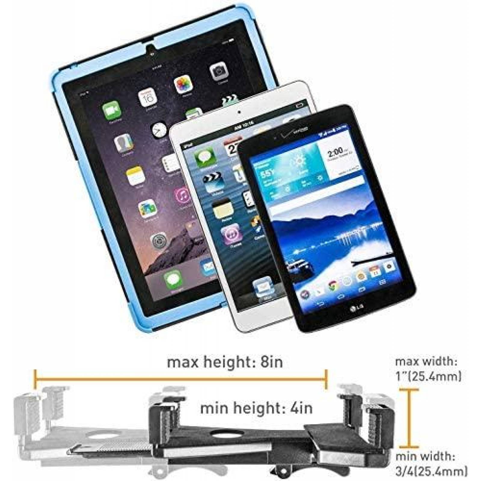 Stand para Tablet iBOLT TabDock de 7'' a 10'' -Negro