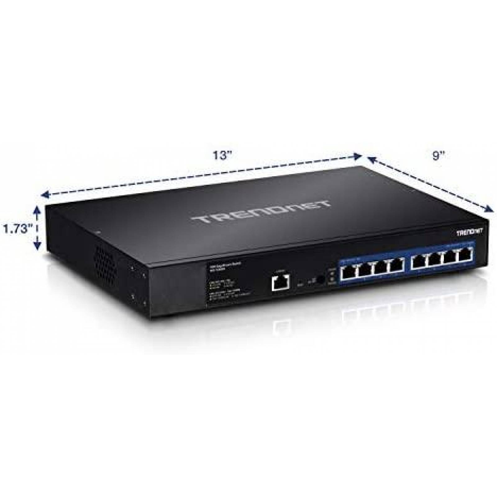 Panel Electronico TRENDnet 160 Gbps 2.5G-5G -Negro