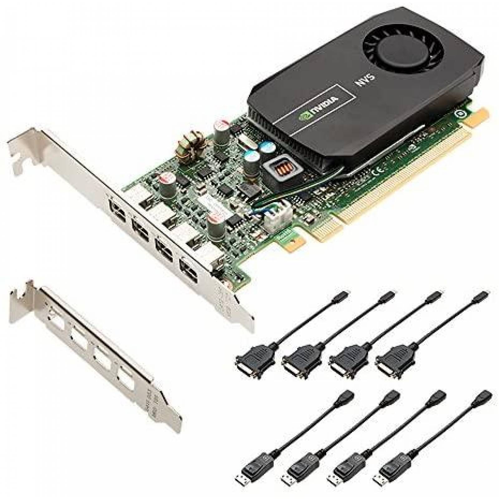 Tarjeta de video NVIDIA Quadro NVS 510 2GB GDDR3 MINI