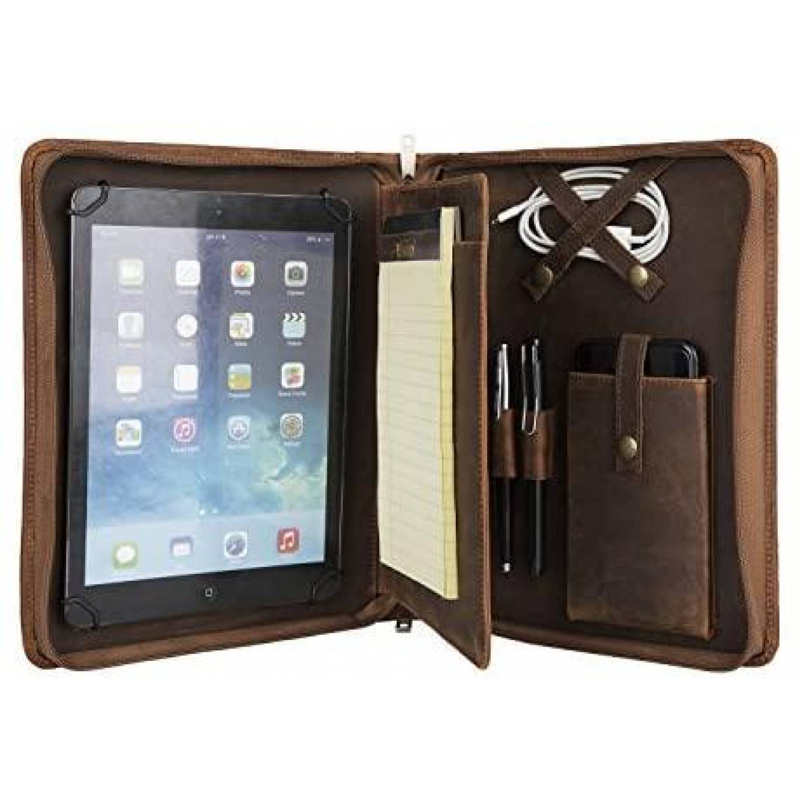 Funda Tablet AZXCG Vintage 9.7/10.2/10.5/11" iPad -Cafe