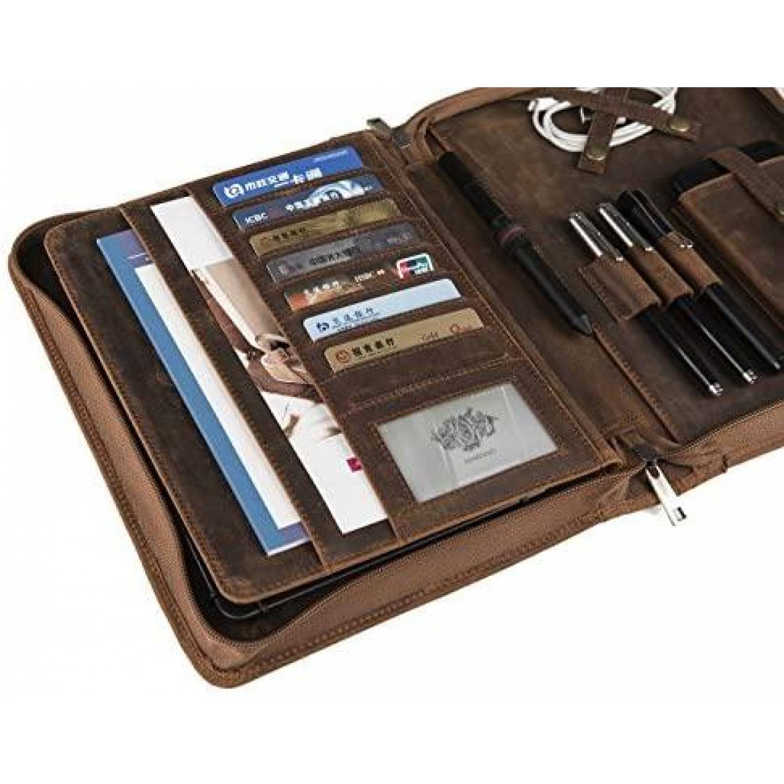 Funda Tablet AZXCG Vintage 9.7/10.2/10.5/11" iPad -Cafe