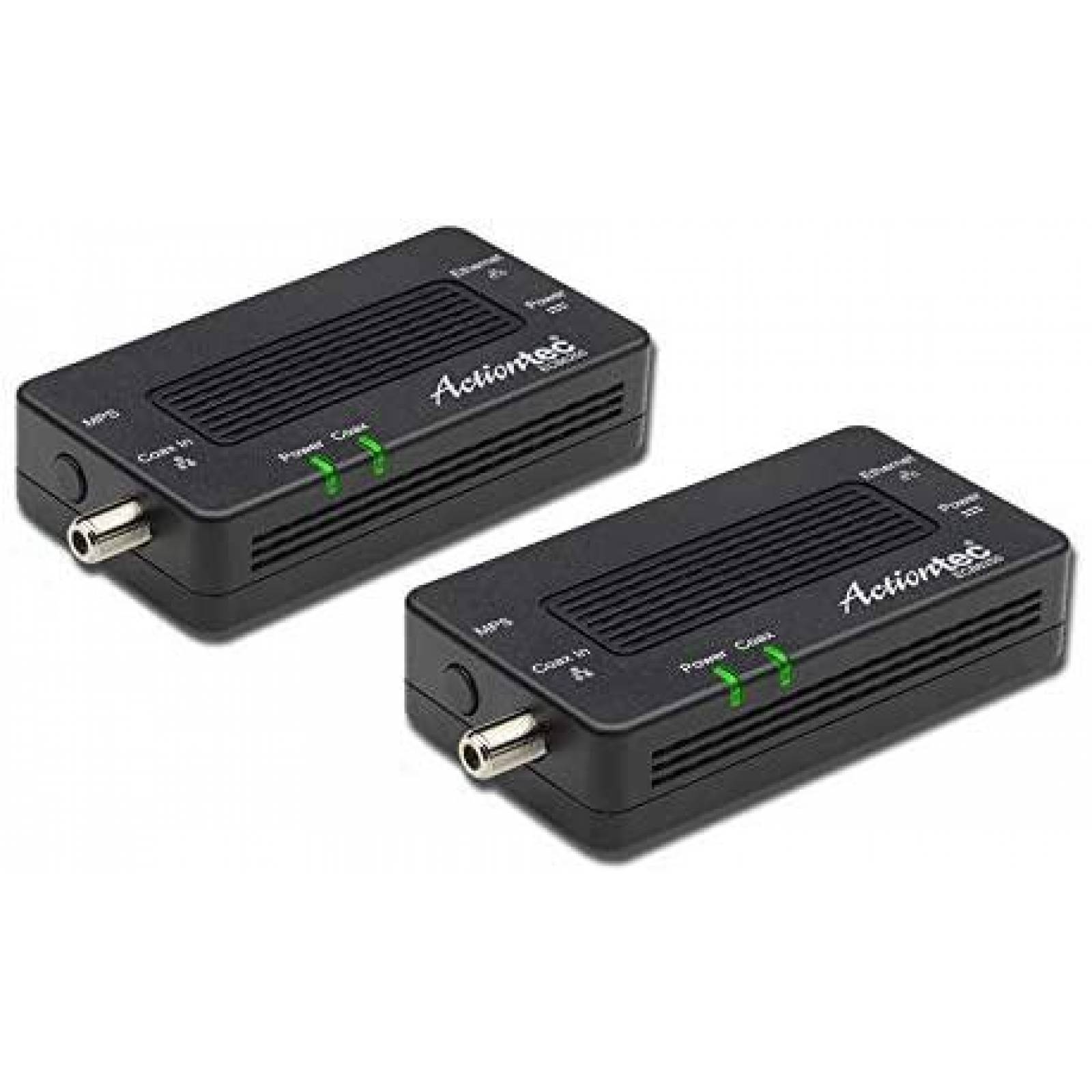 Adaptador Ethernet ActiontecMoCA 2pcs1Gbps adaptador coaxial
