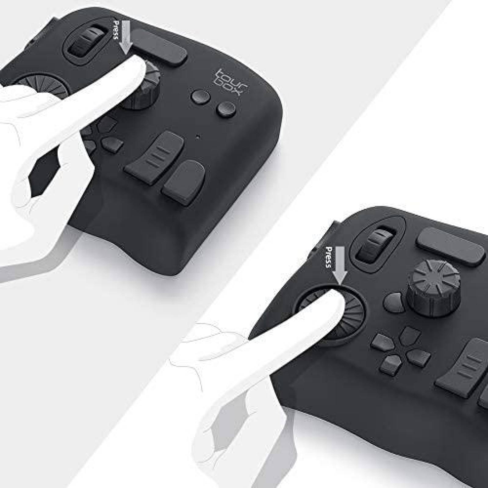 Herramienta TOUR BOX TB0002 Compatible con photoshop -Negro