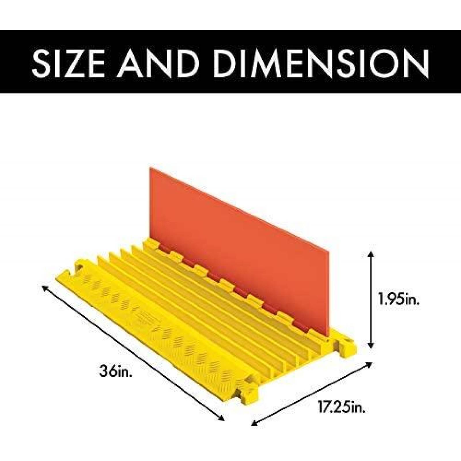 Protector De Cables Linebacker CP5X125-GP-O/Y 5 Canales