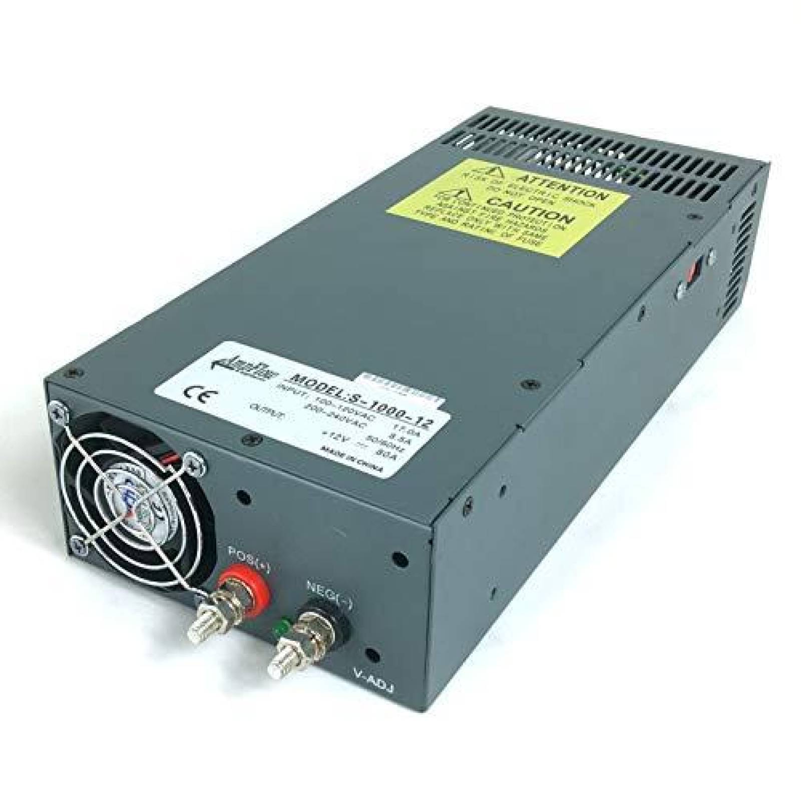 Fuente de alimentacion AmpFlow S-1000-12 110V 220V CA -Gris