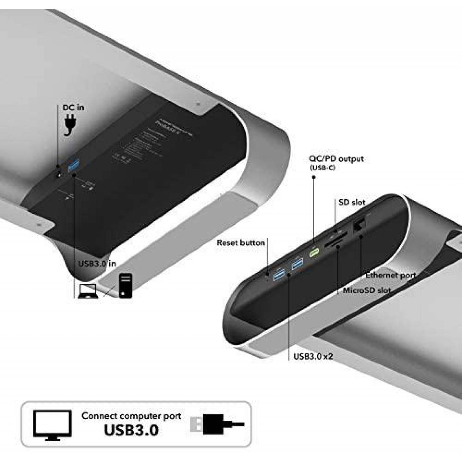 Soporte de monitor Monitormate ProBASE X de aluminio