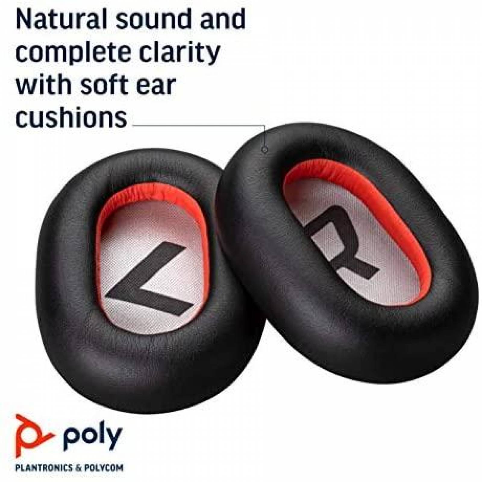 Audifonos Plantronics Diadema Inalambrica Bluetooth -Negro