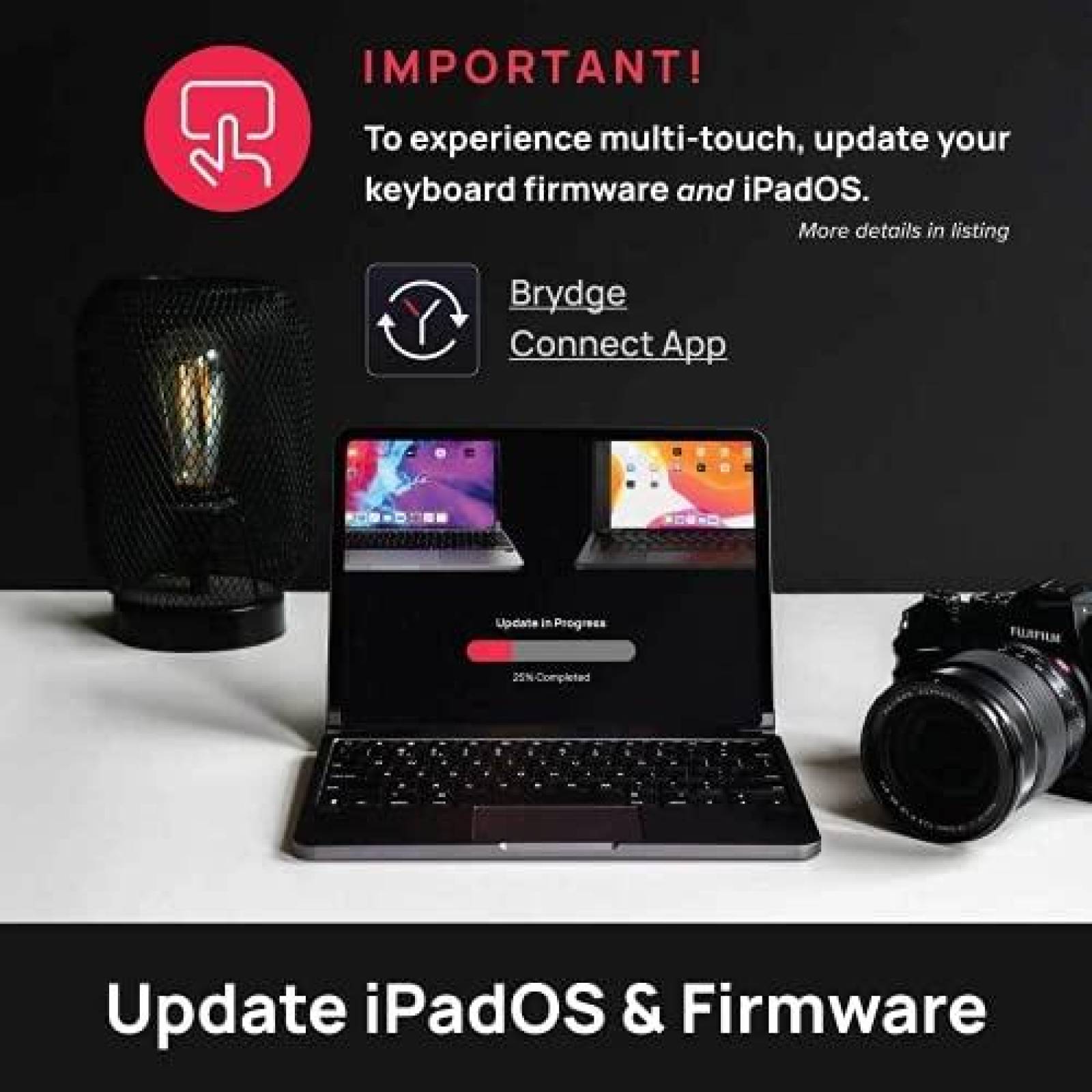 Teclado Brydge 12.9 Pro inalambrico para iPad Pro de 12.9"