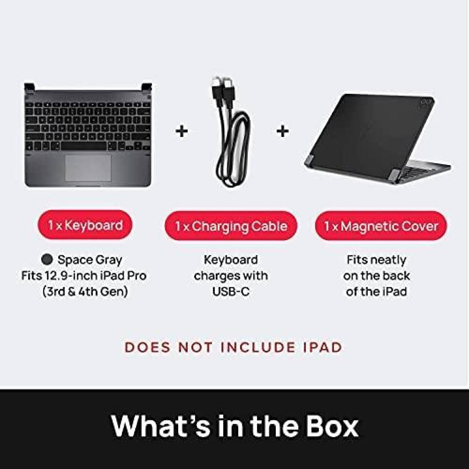 Teclado Brydge 12.9 Pro inalambrico para iPad Pro de 12.9"