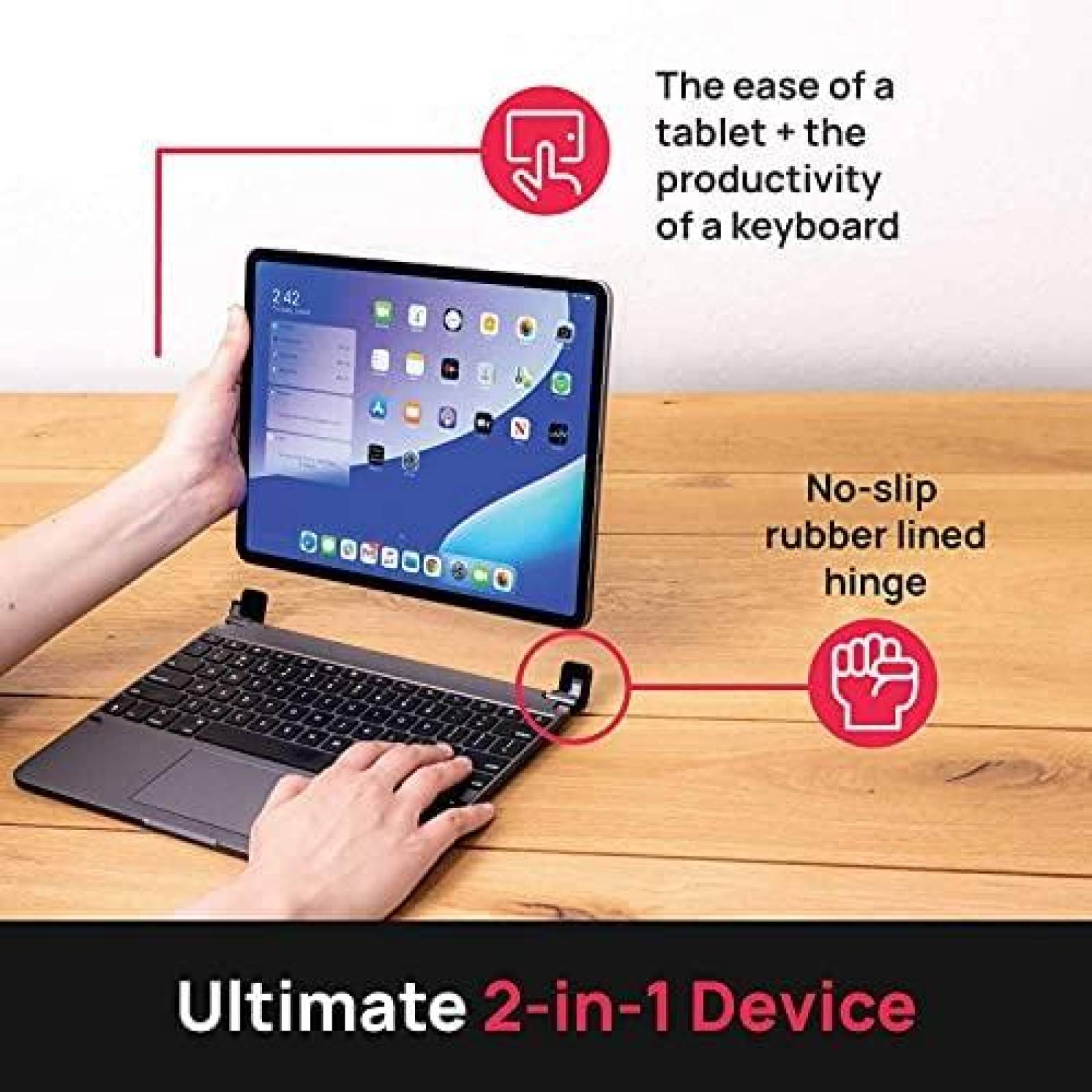 Teclado Brydge 12.9 Pro inalambrico para iPad Pro de 12.9"