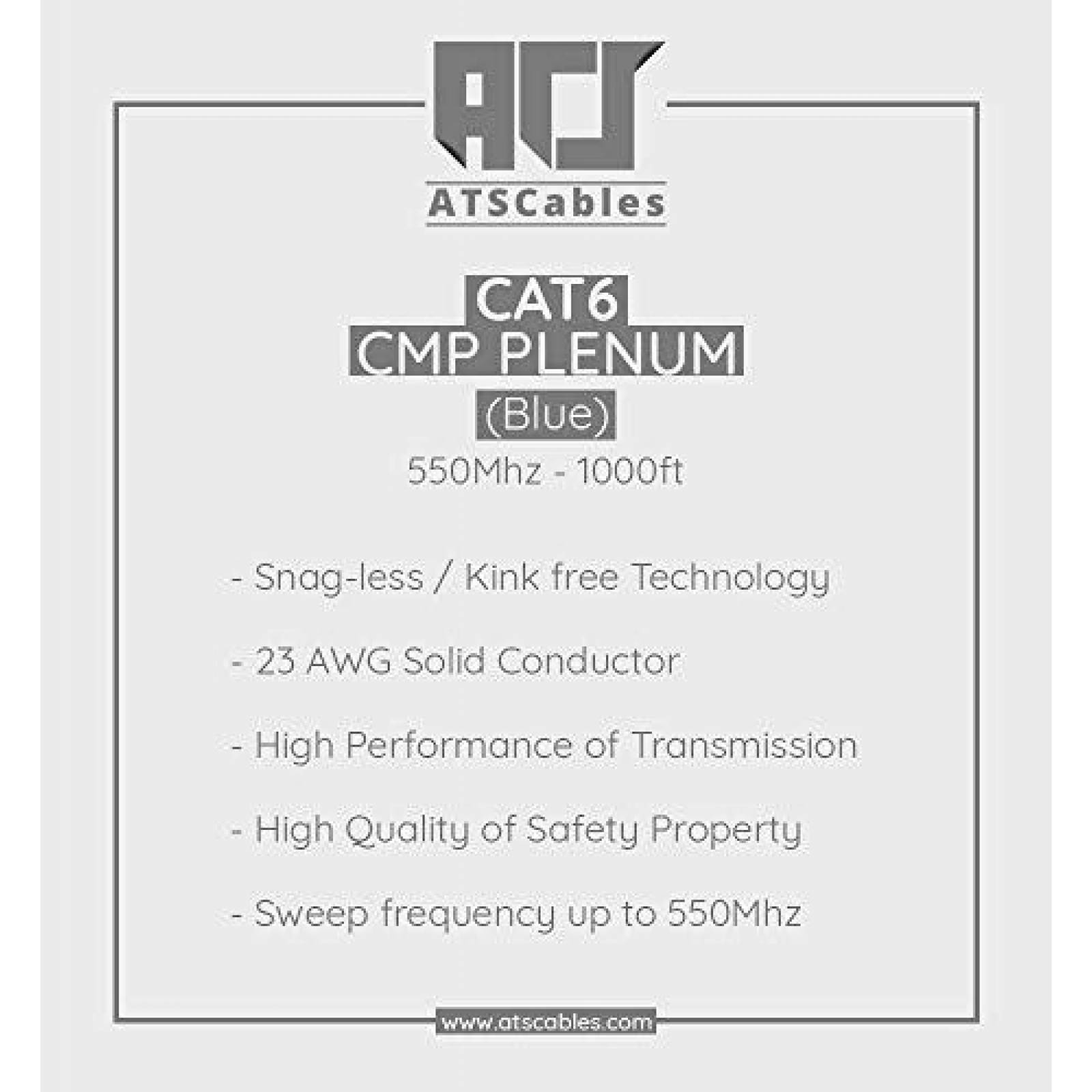 Analizador redes ATS CMP 23AWG 550MHz 10Gigabit -Negro