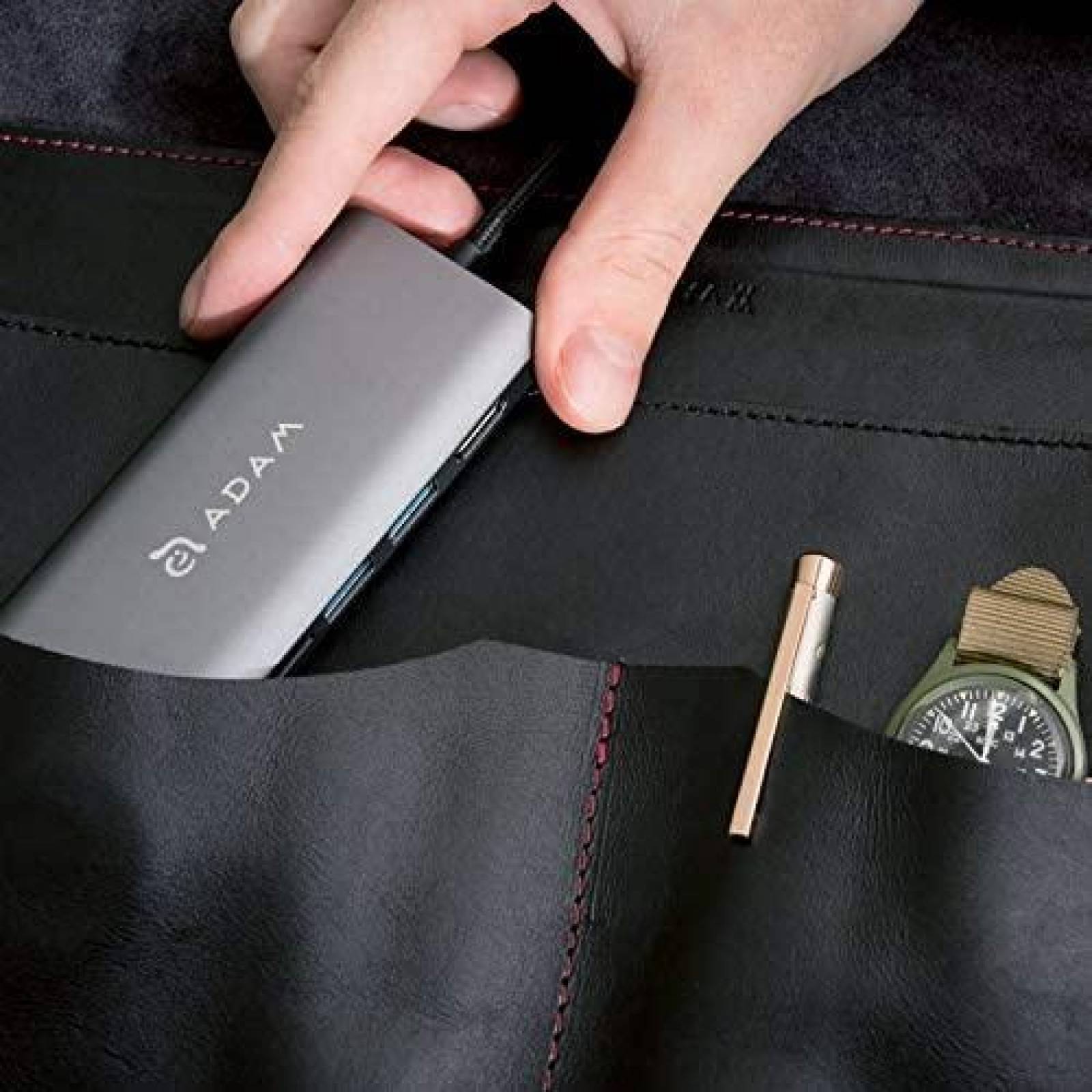 Adaptador Adam Elements CASA Hub A01 USB-C 5 en 1 -Gris