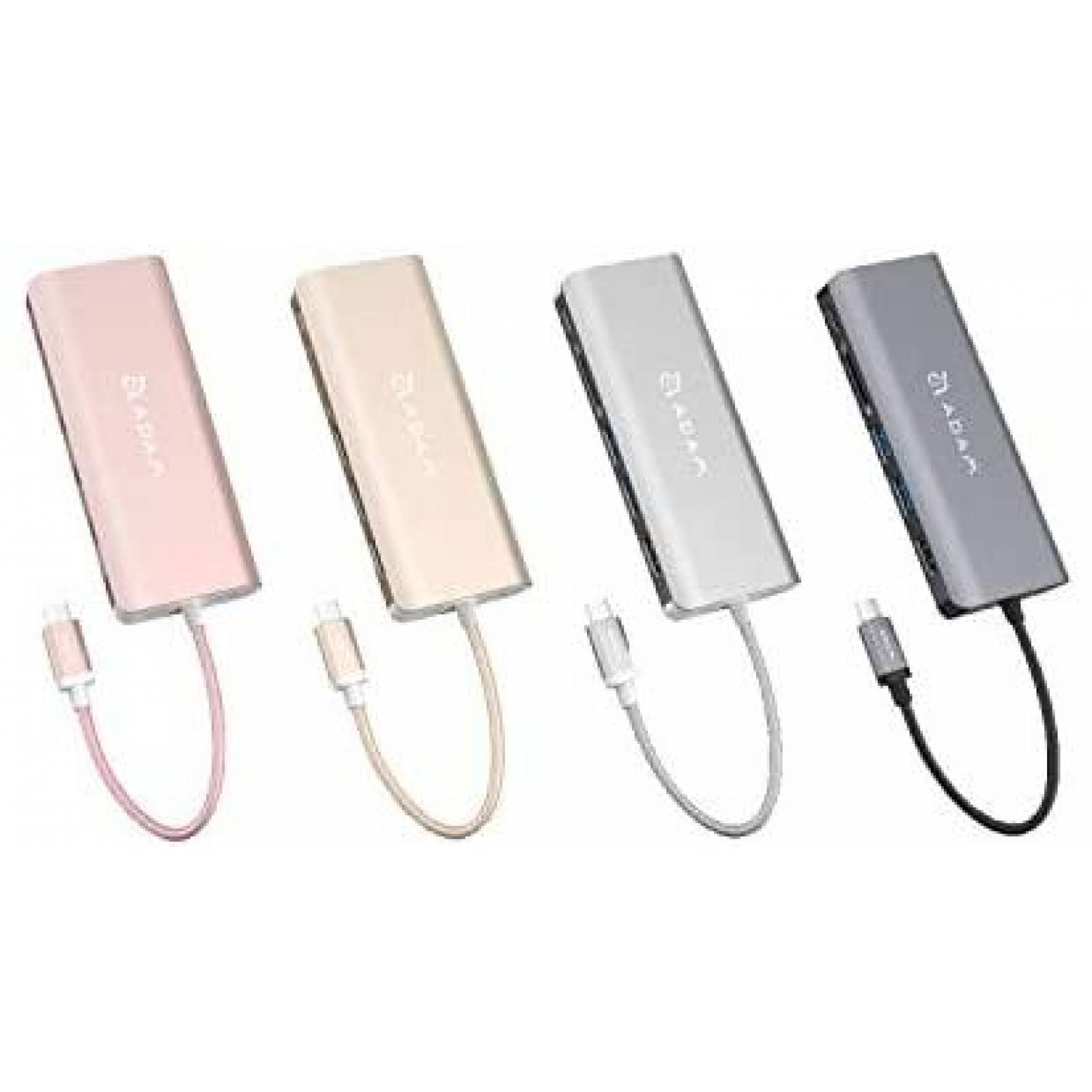 Adaptador Adam Elements CASA Hub A01 USB-C 5 en 1 -Gris