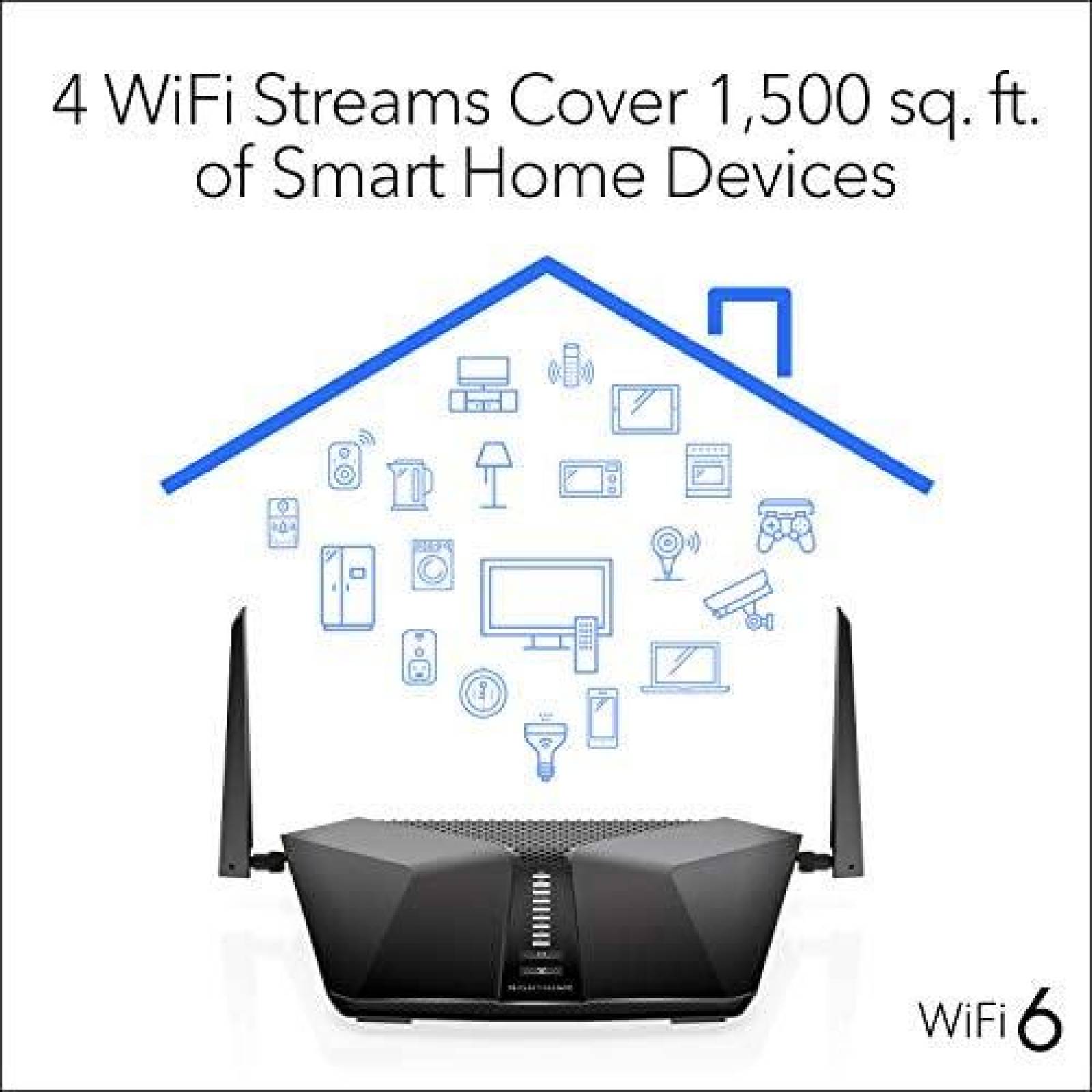Router NETGEAR Nighthawk 4G LTE Wi-Fi 6 1.8Gbps Ethernet