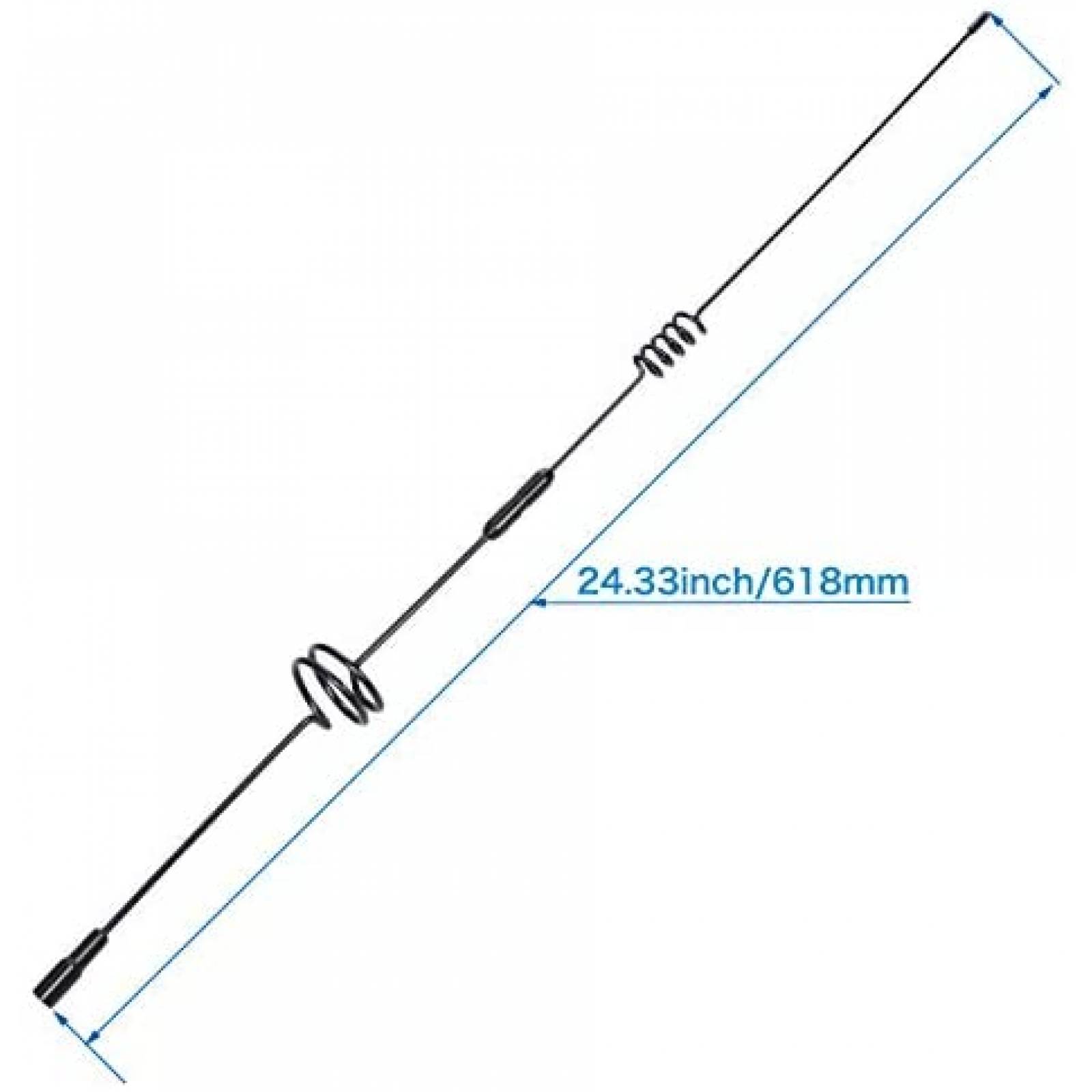 Antena CHHLIUT ANT-600 20dBi 3G 4G Conector Macho -Negro