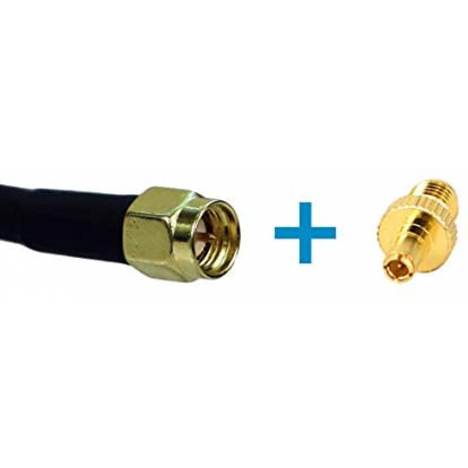 Antena CHHLIUT ANT-600 20dBi 3G 4G Conector Macho -Negro