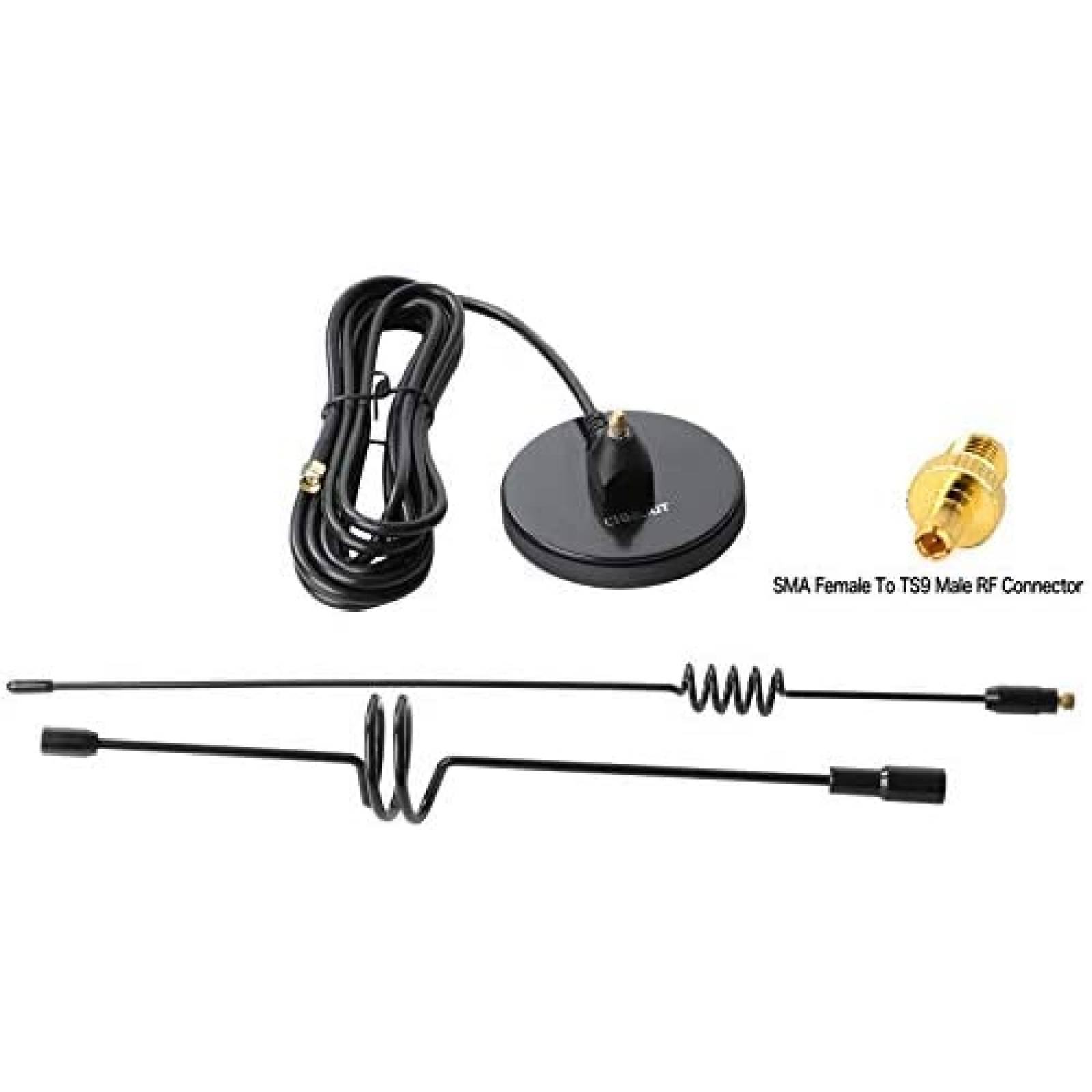 Antena CHHLIUT ANT-600 20dBi 3G 4G Conector Macho -Negro