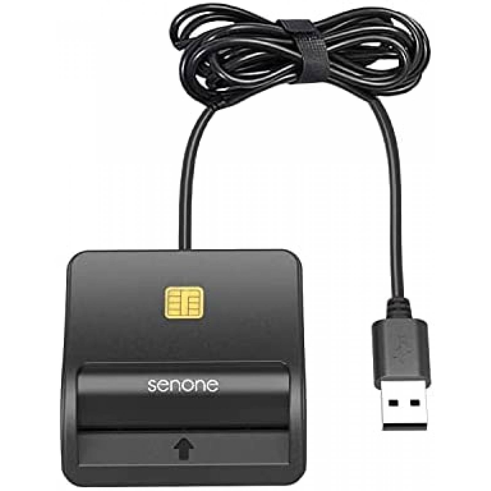 Lector Senone WS-SCR305RT Para tarjetas inteligentes -Negro