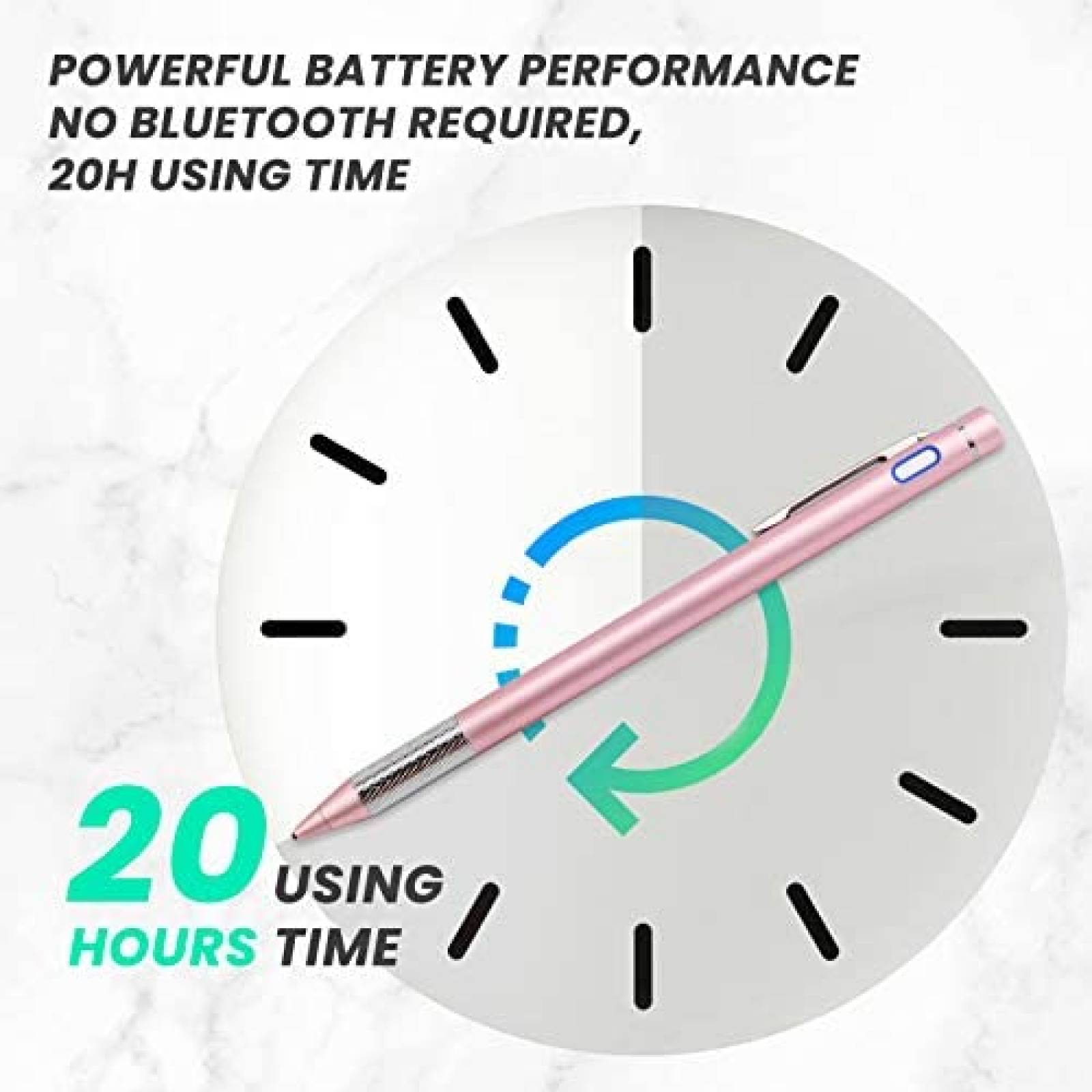 Pluma de Tablet Rsepvwy Samsung Galaxy Tab A7 -Rosa