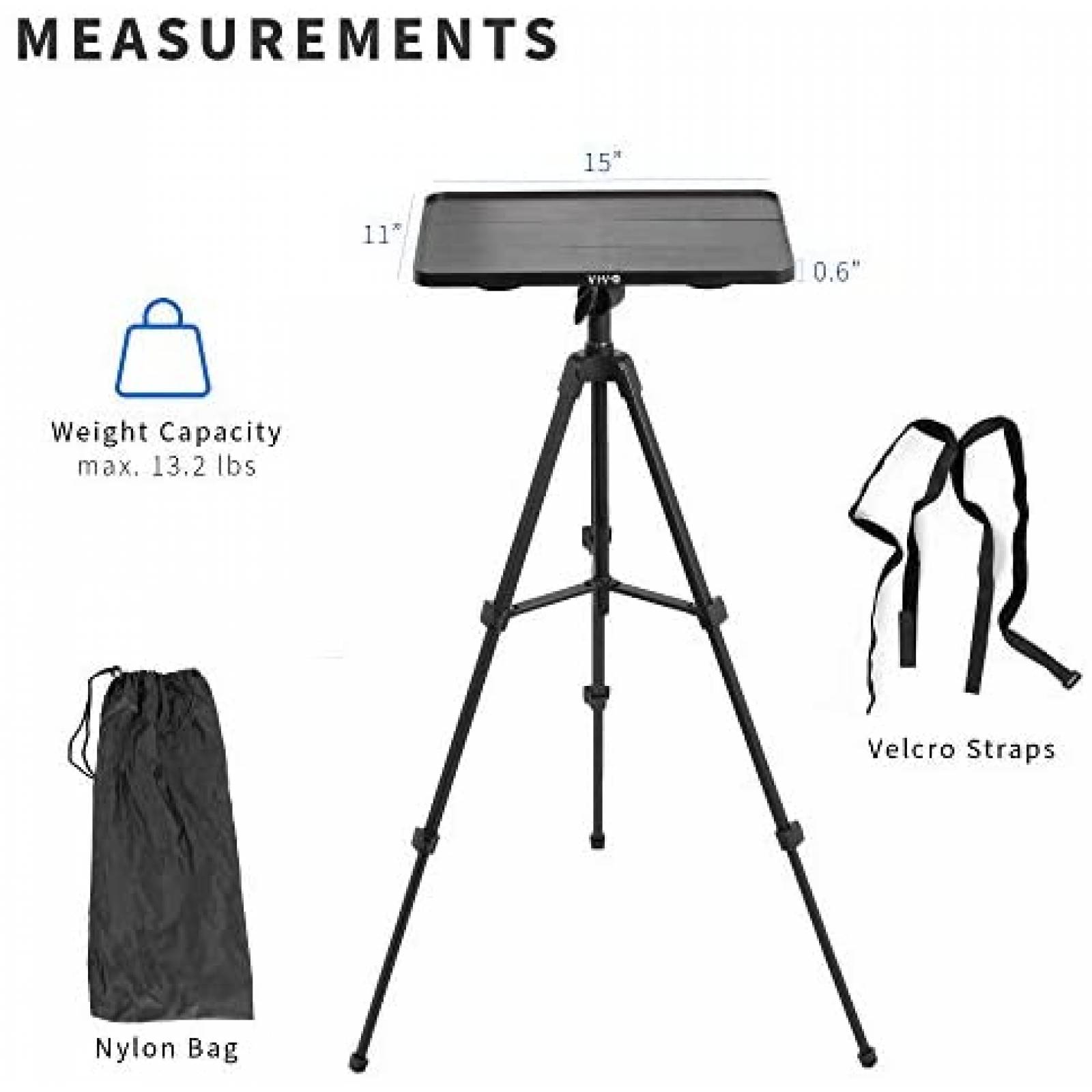 Tripie para Proyector VIVO STAND-VP01T Plegable Universal
