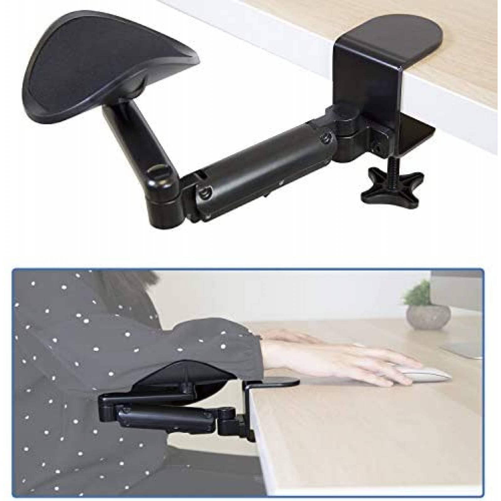 Reposa Brazo para Mesa Mount-It! MI-7145 Ajustable -Negro