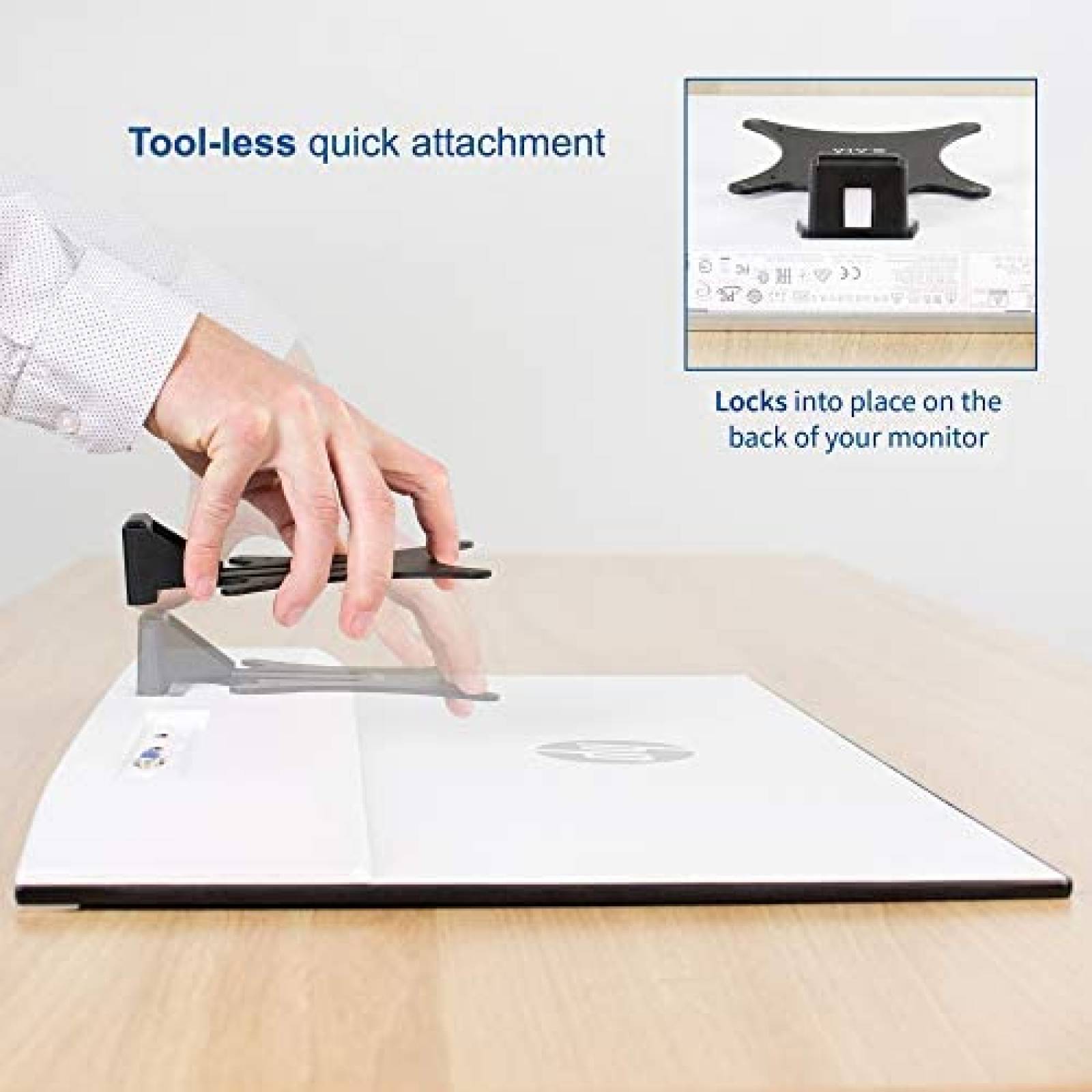 Stand de Mesa VIVO Quick Attach para Monitores HP -Negro