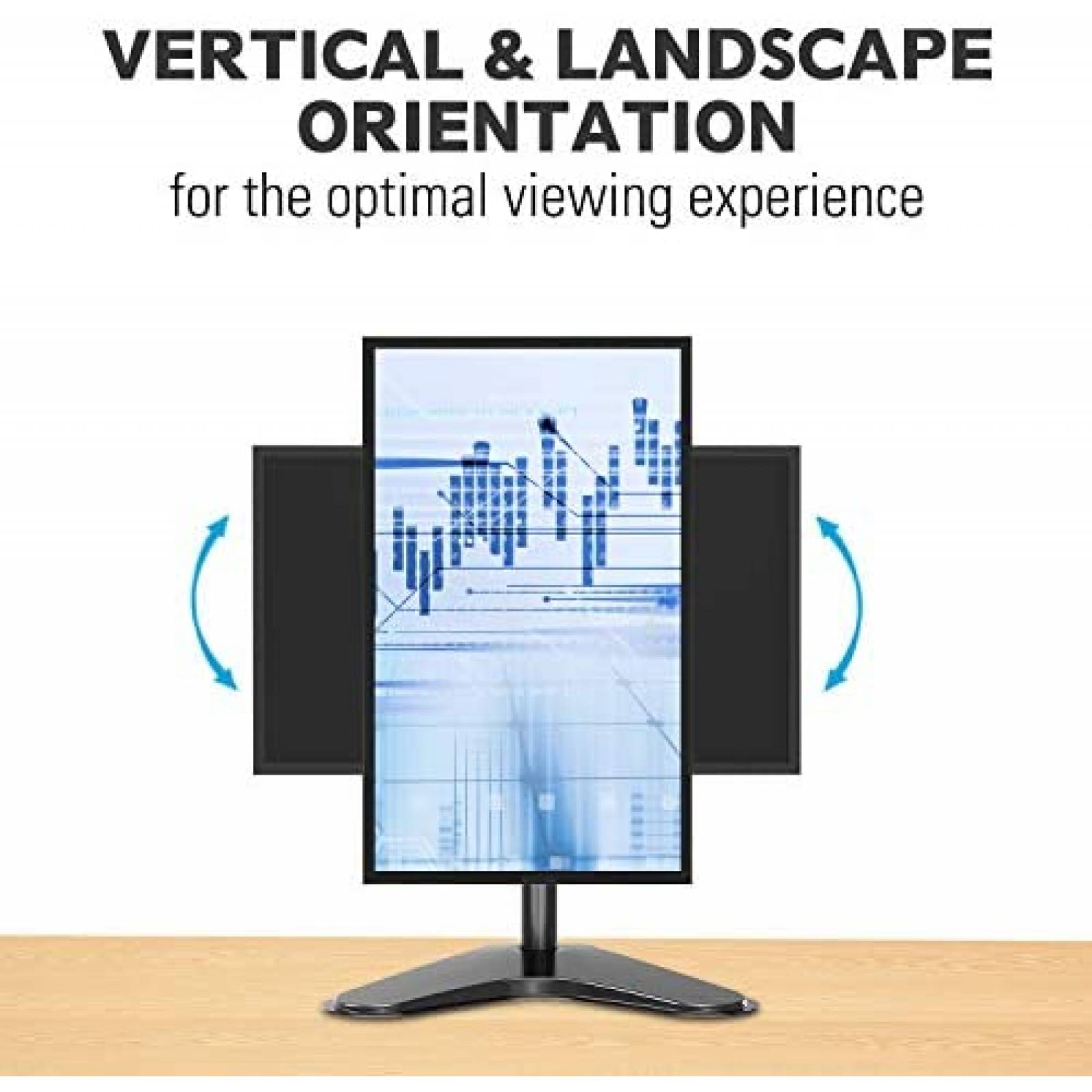 Soporte Monitor MOUNTUP MU0023 32" Ajustable -Negro