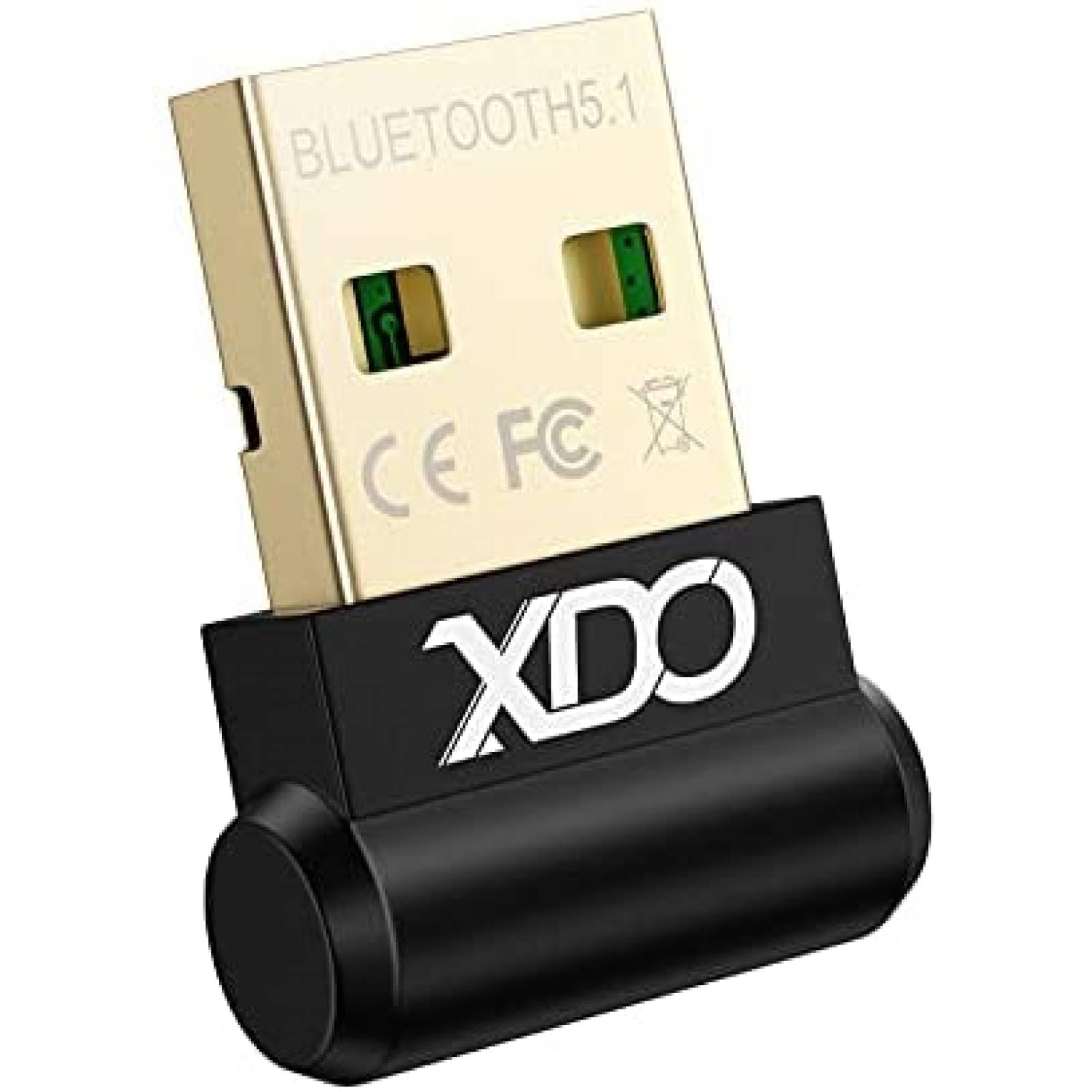 Adaptador Bluetooth XDO 5.1 EDR 3 Mbps para PC -Negro