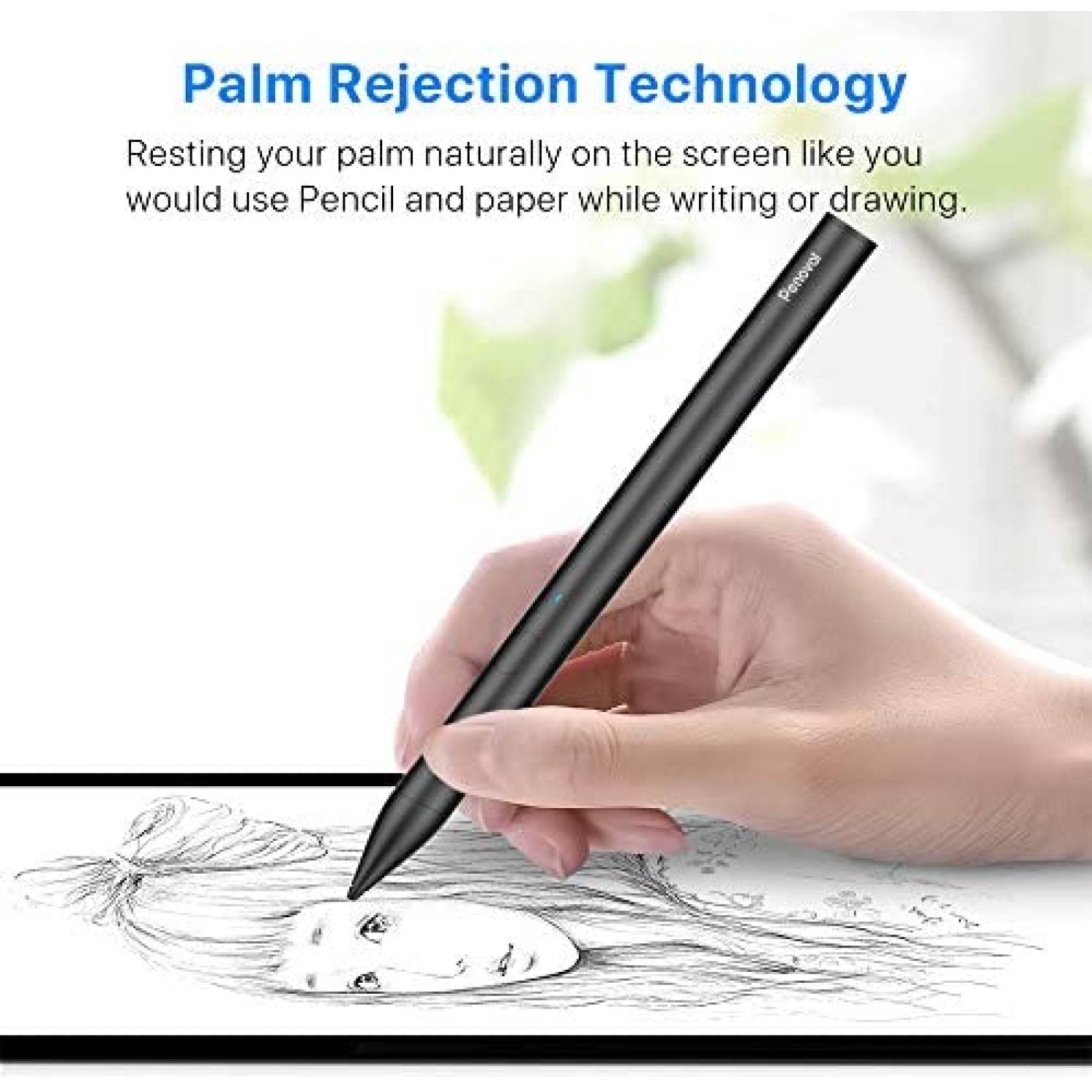 Lapiz digital Penoval iPad Compatible 12.9" 20hrs -Negro