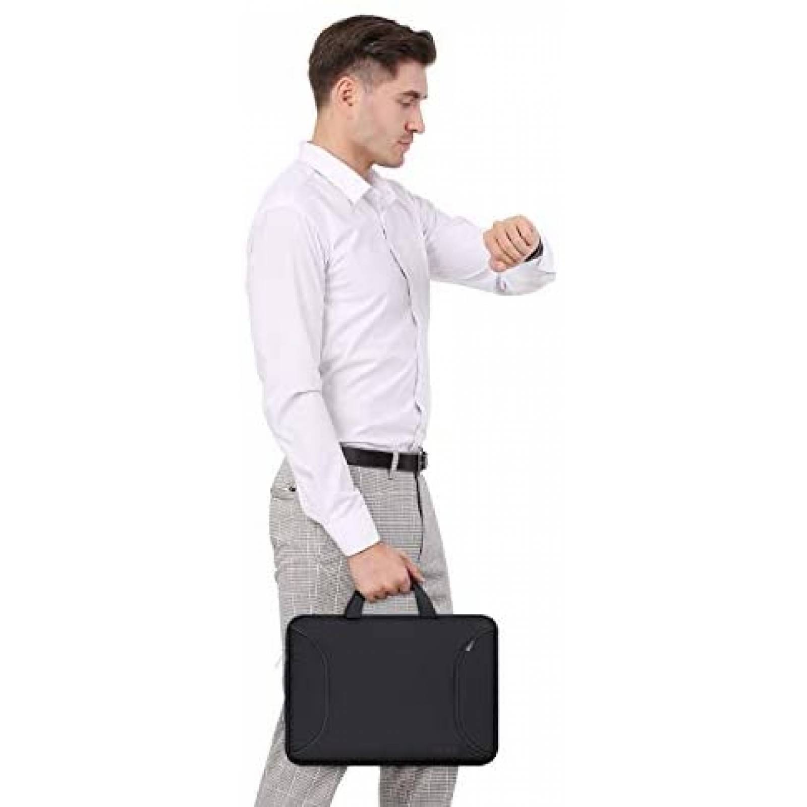 Maletin MOSISO Para Laptop 13-13.3'' Impermeable -Negro