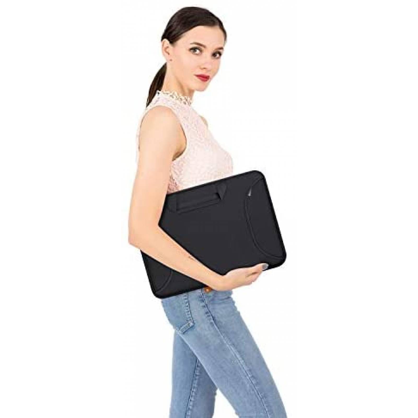 Maletin MOSISO Para Laptop 13-13.3'' Impermeable -Negro