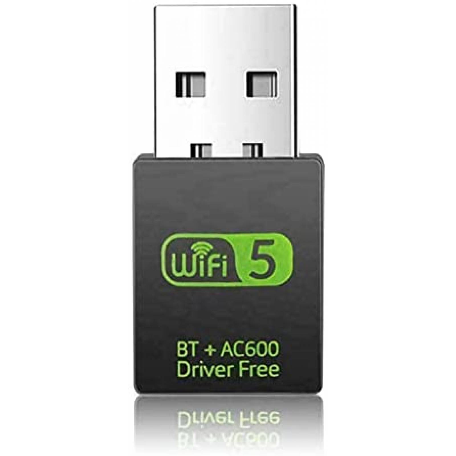 Adaptador NC USB WiFi Bluetooth 600 Mbps de Doble Banda